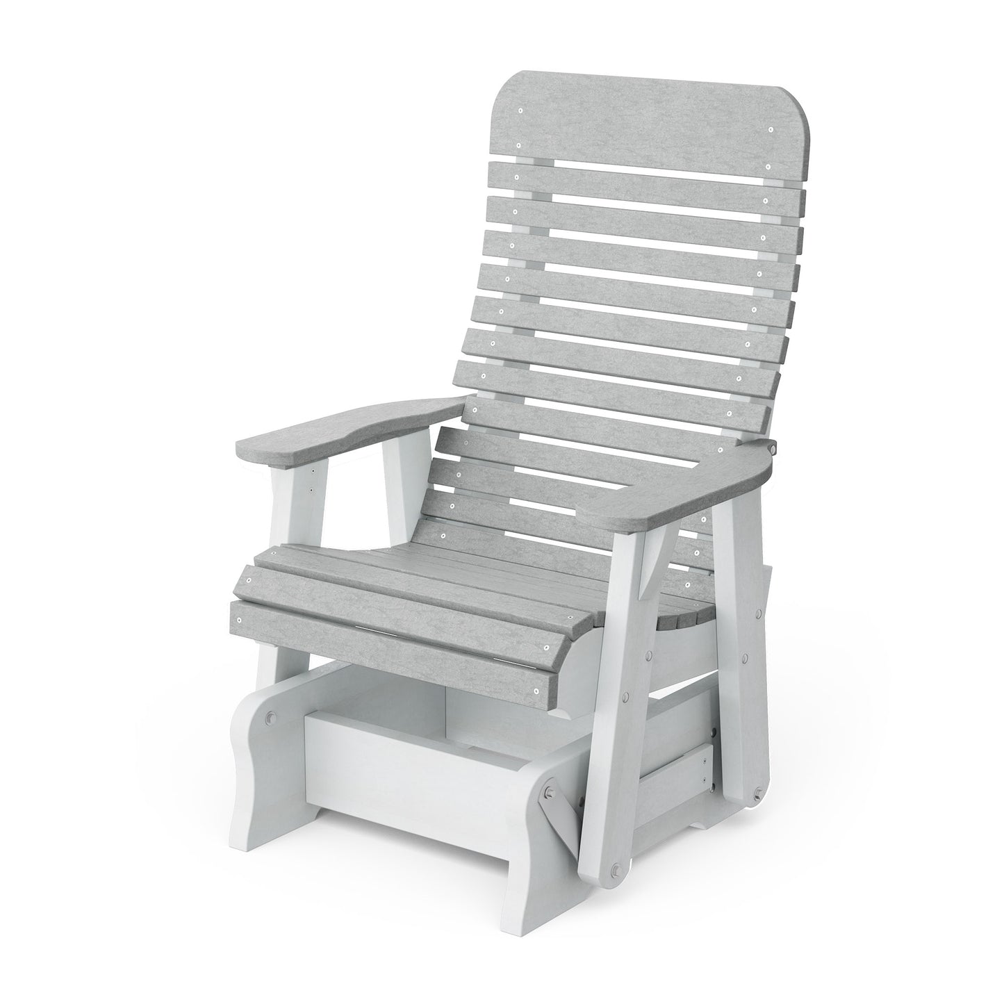Wildridge Outdoor Recycled Plastic Single Signature Glider - LEAD TIME TO SHIP 4 TO 6 WEEKS