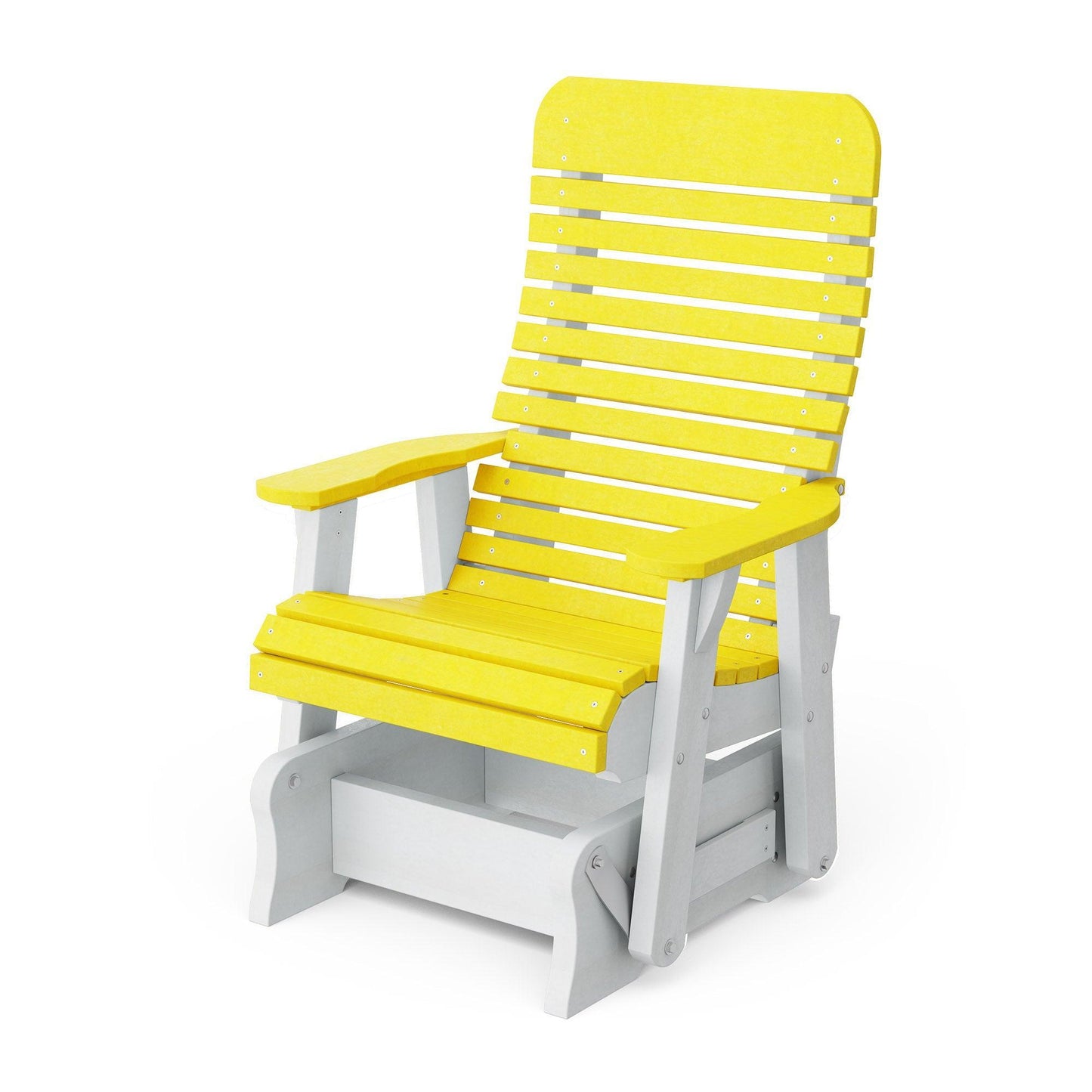 Wildridge Outdoor Recycled Plastic Single Signature Glider - LEAD TIME TO SHIP 4 TO 6 WEEKS