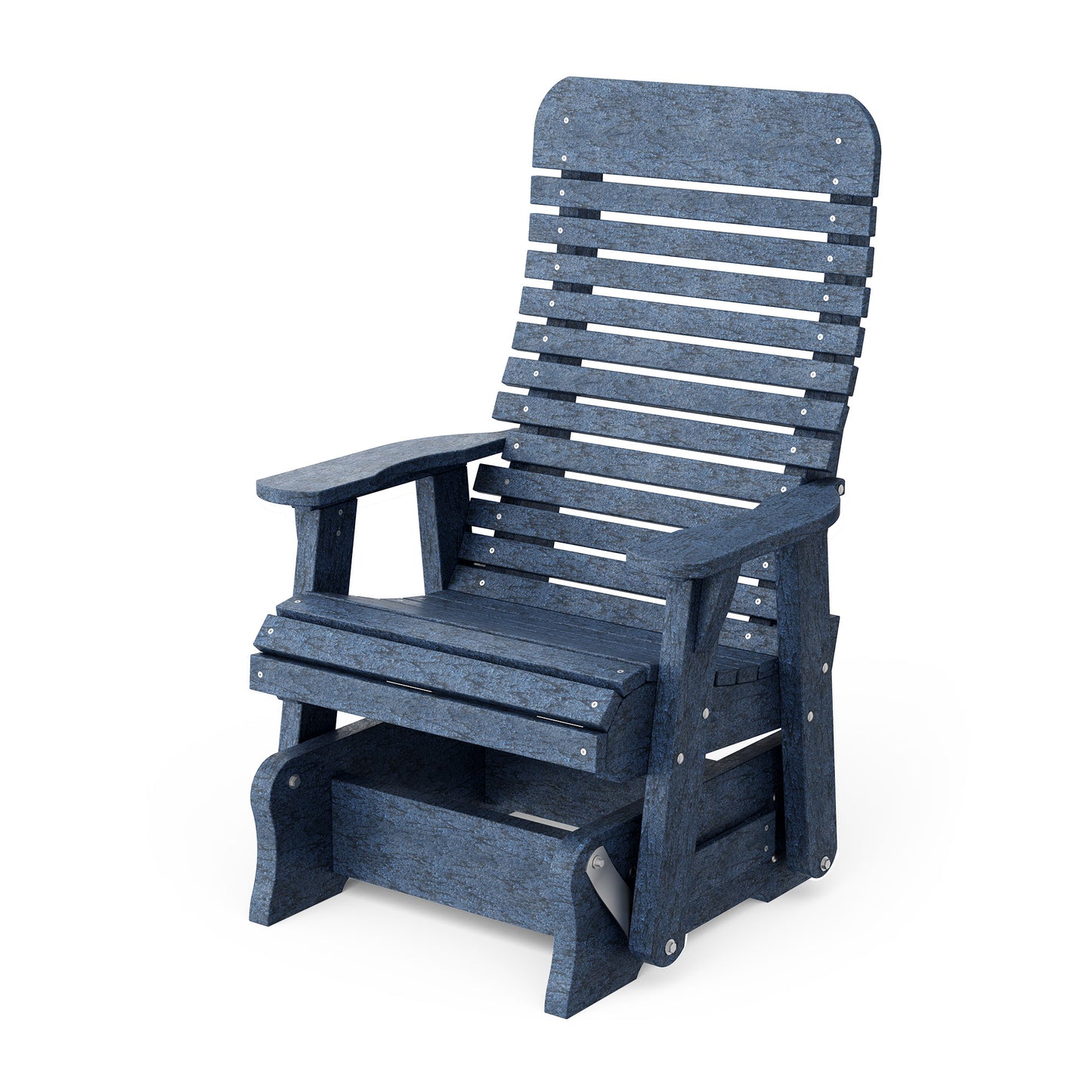 Wildridge Outdoor Recycled Plastic Single Signature Glider - LEAD TIME TO SHIP 4 TO 6 WEEKS