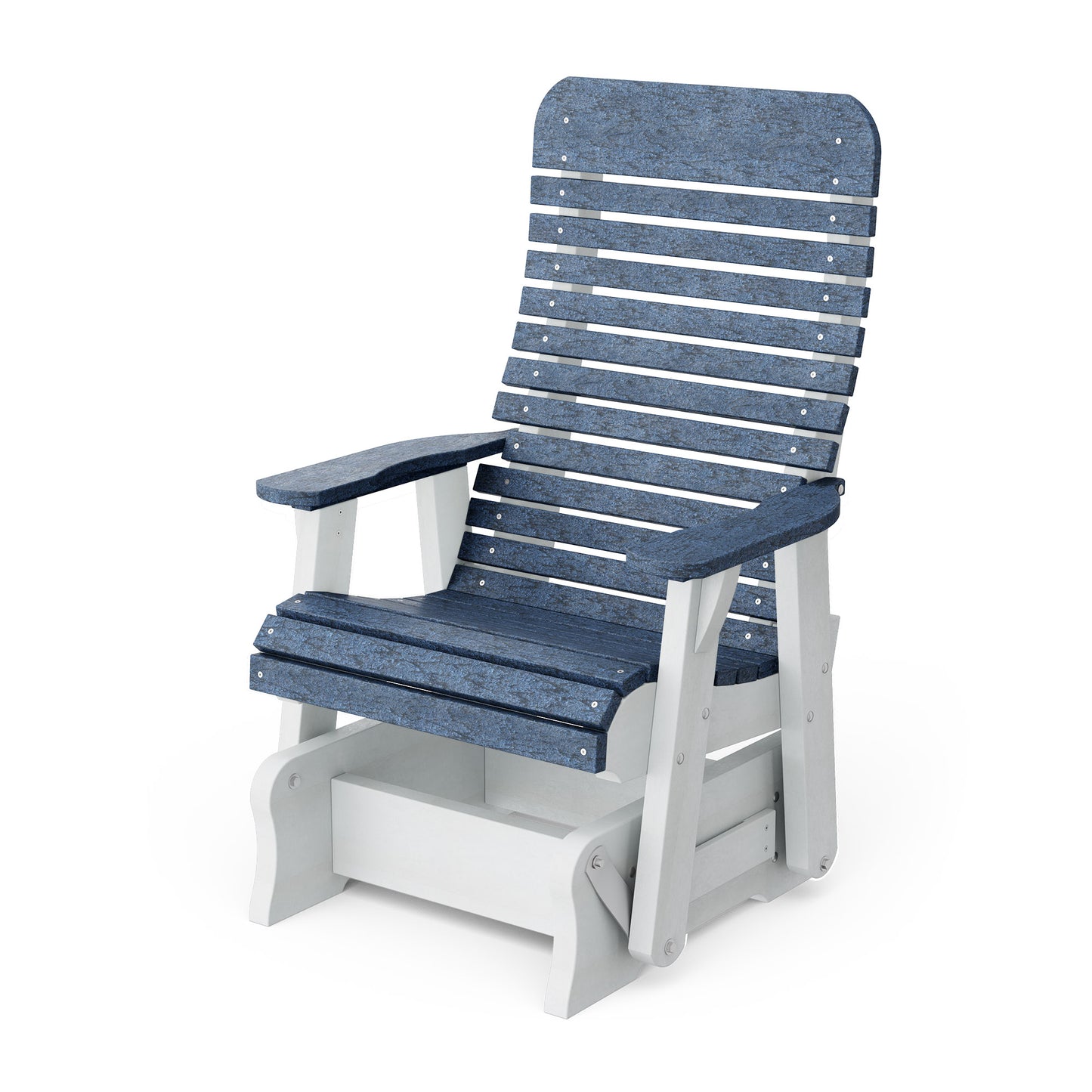 Wildridge Outdoor Recycled Plastic Single Signature Glider - LEAD TIME TO SHIP 4 TO 6 WEEKS