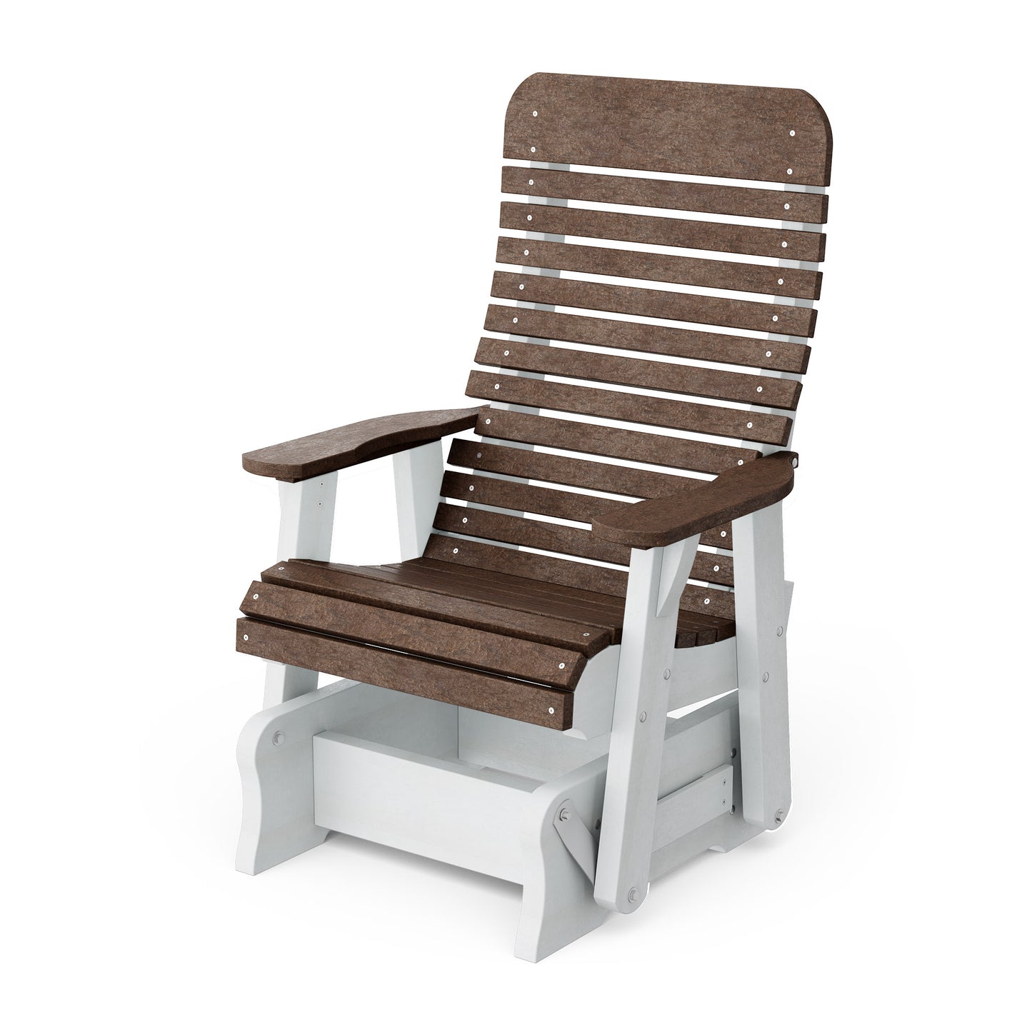 Wildridge Outdoor Recycled Plastic Single Signature Glider - LEAD TIME TO SHIP 4 TO 6 WEEKS