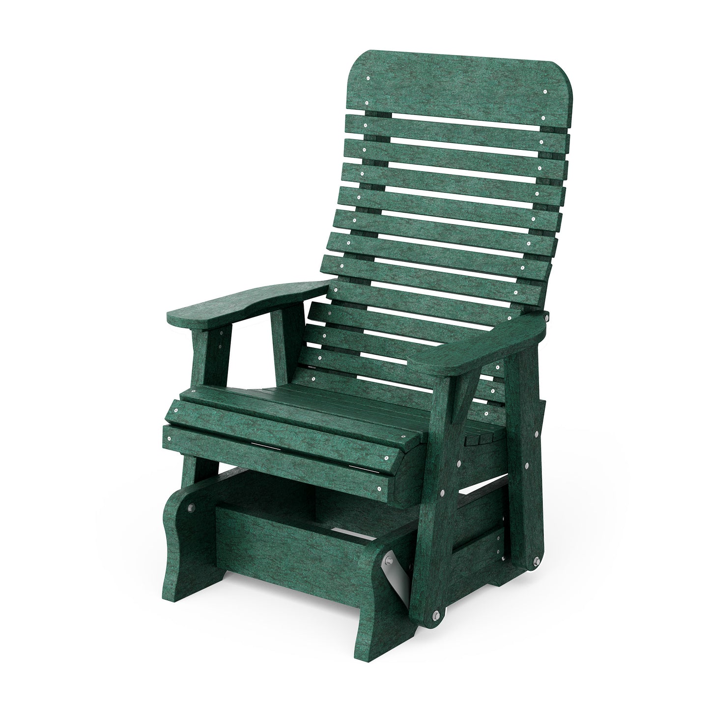 Wildridge Outdoor Recycled Plastic Single Signature Glider - LEAD TIME TO SHIP 4 TO 6 WEEKS