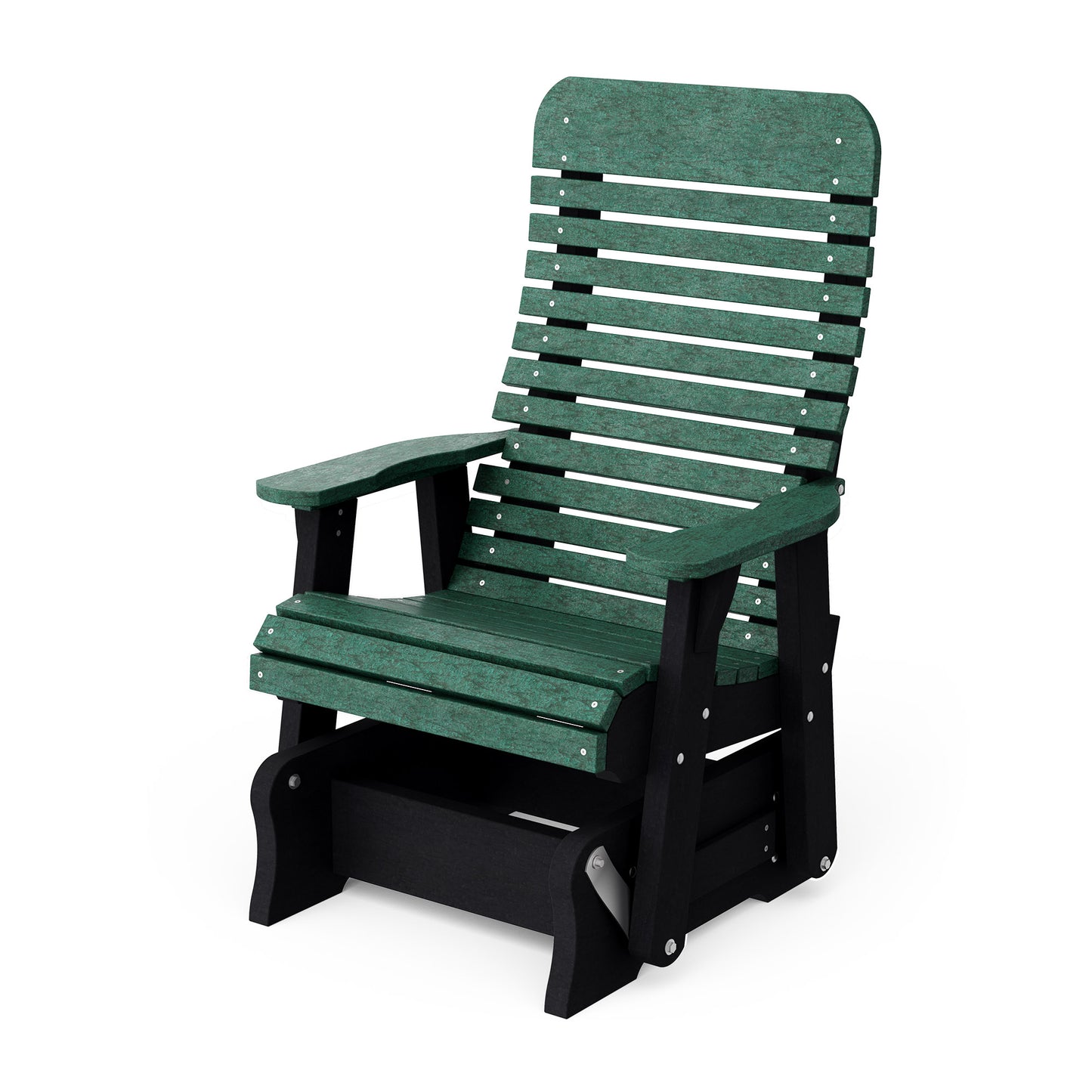 Wildridge Outdoor Recycled Plastic Single Signature Glider - LEAD TIME TO SHIP 4 TO 6 WEEKS