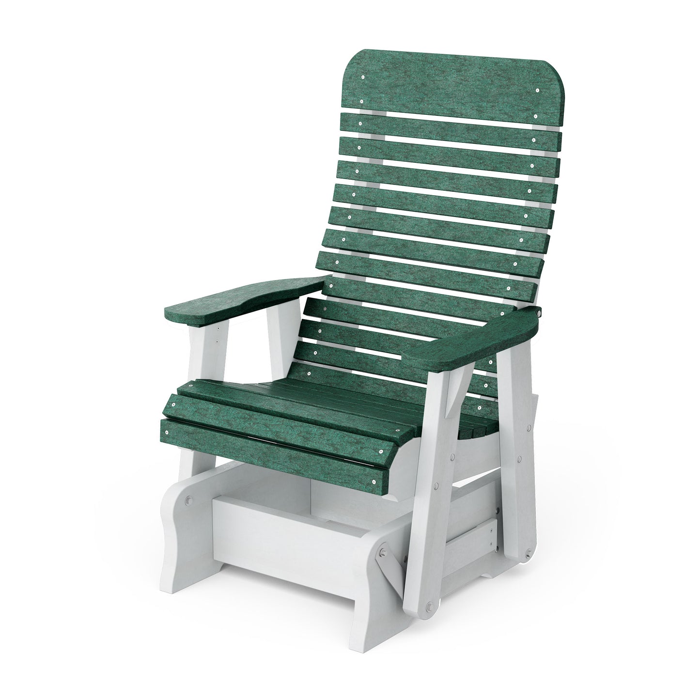 Wildridge Outdoor Recycled Plastic Single Signature Glider - LEAD TIME TO SHIP 4 TO 6 WEEKS