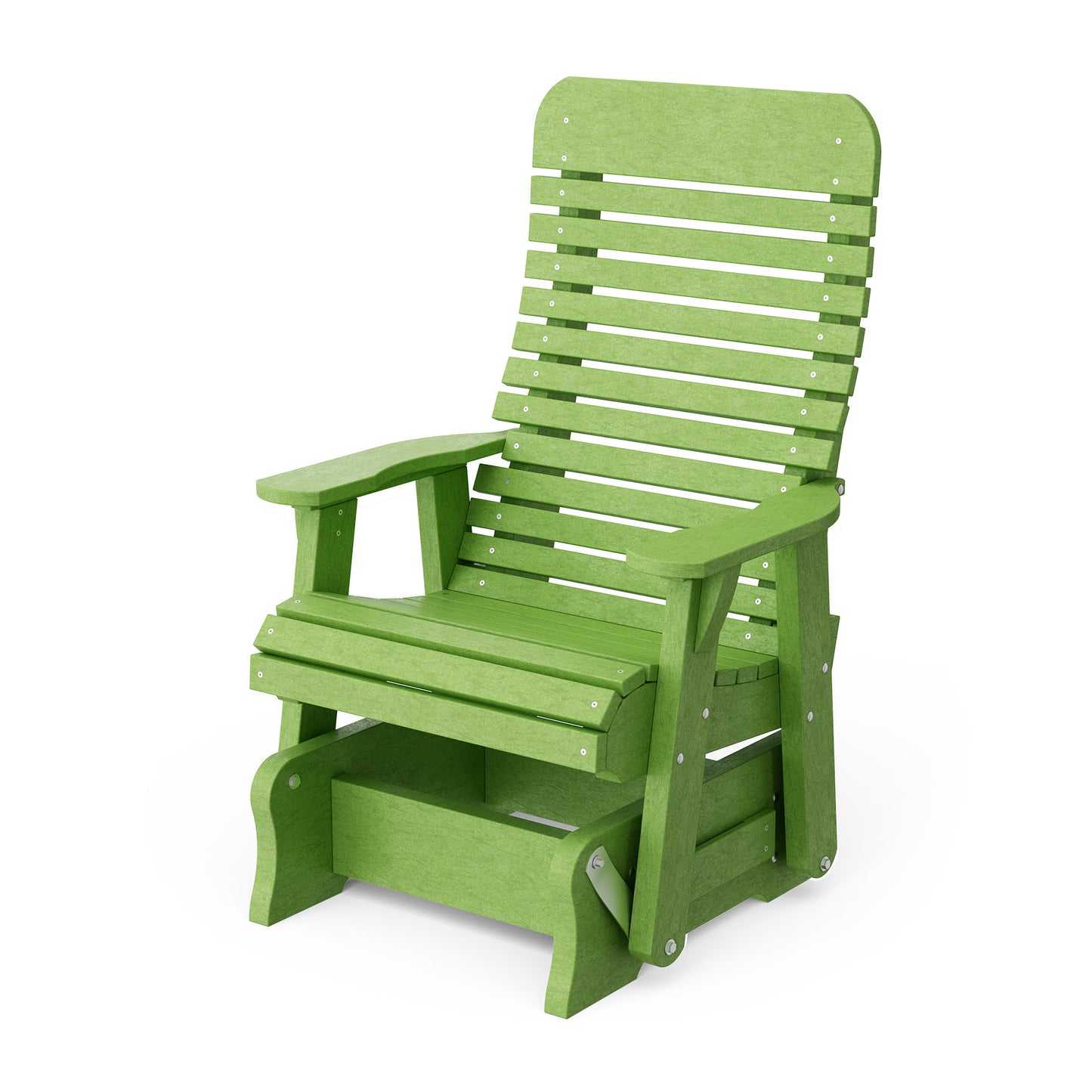 Wildridge Outdoor Recycled Plastic Single Signature Glider - LEAD TIME TO SHIP 4 TO 6 WEEKS