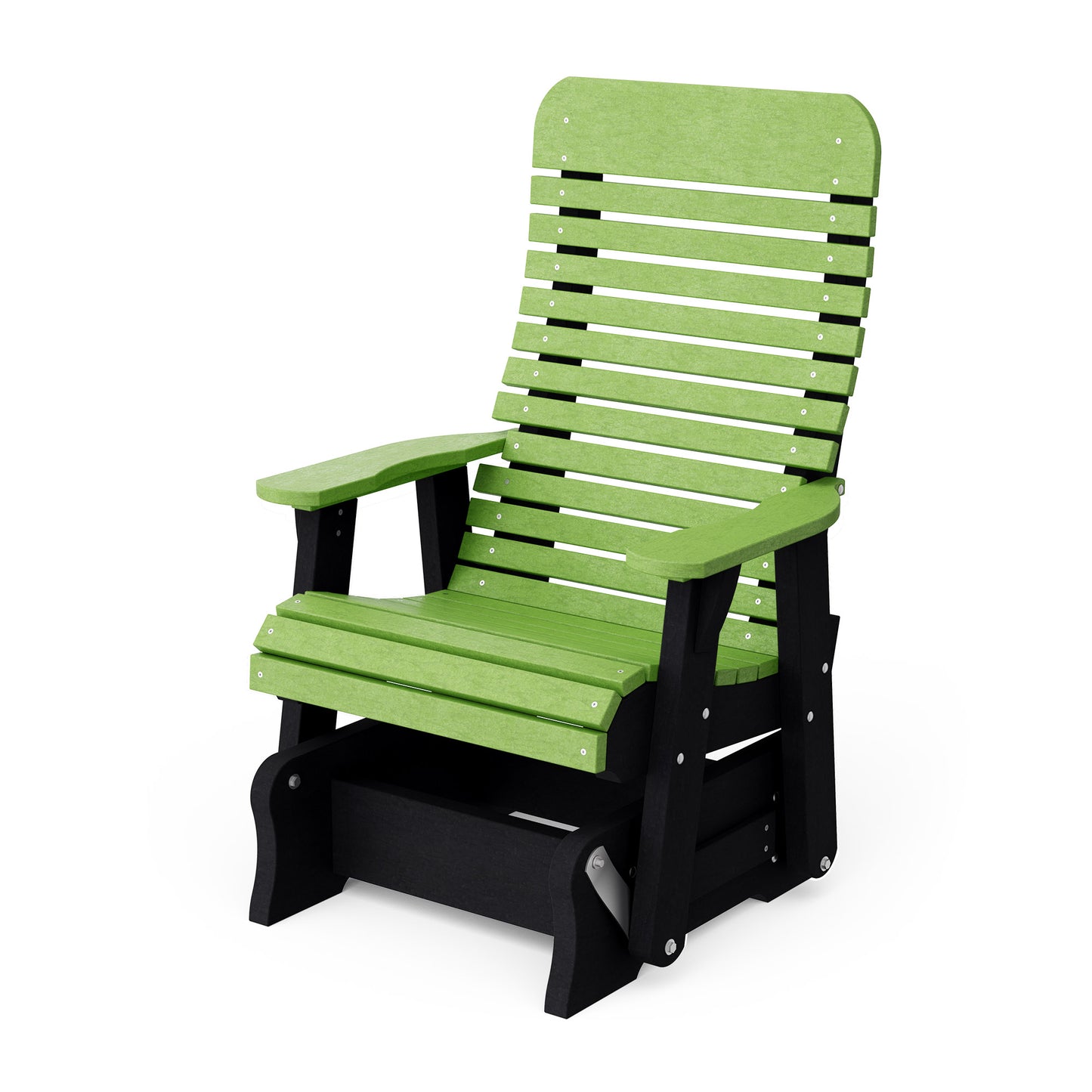 Wildridge Outdoor Recycled Plastic Single Signature Glider - LEAD TIME TO SHIP 4 TO 6 WEEKS