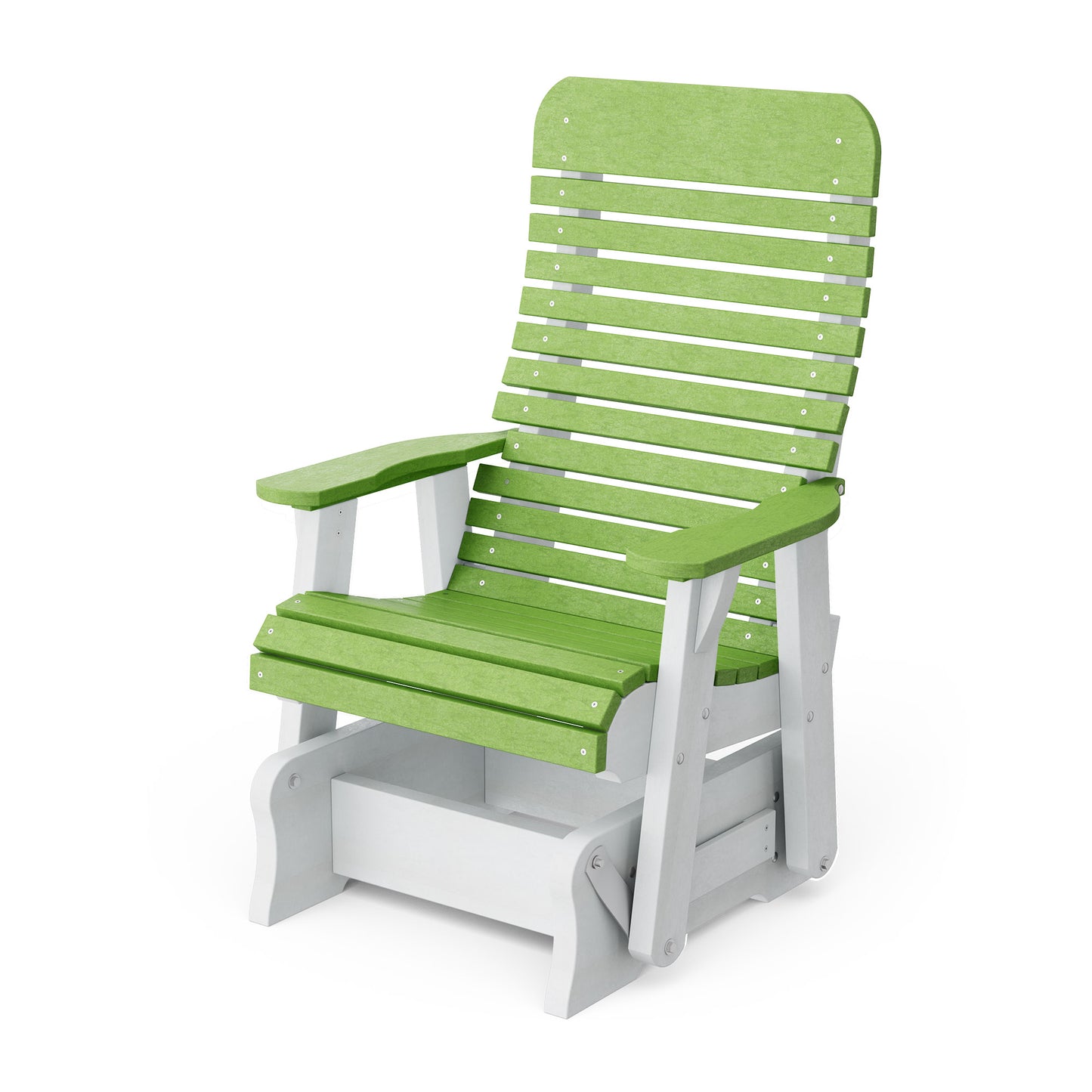 Wildridge Outdoor Recycled Plastic Single Signature Glider - LEAD TIME TO SHIP 4 TO 6 WEEKS