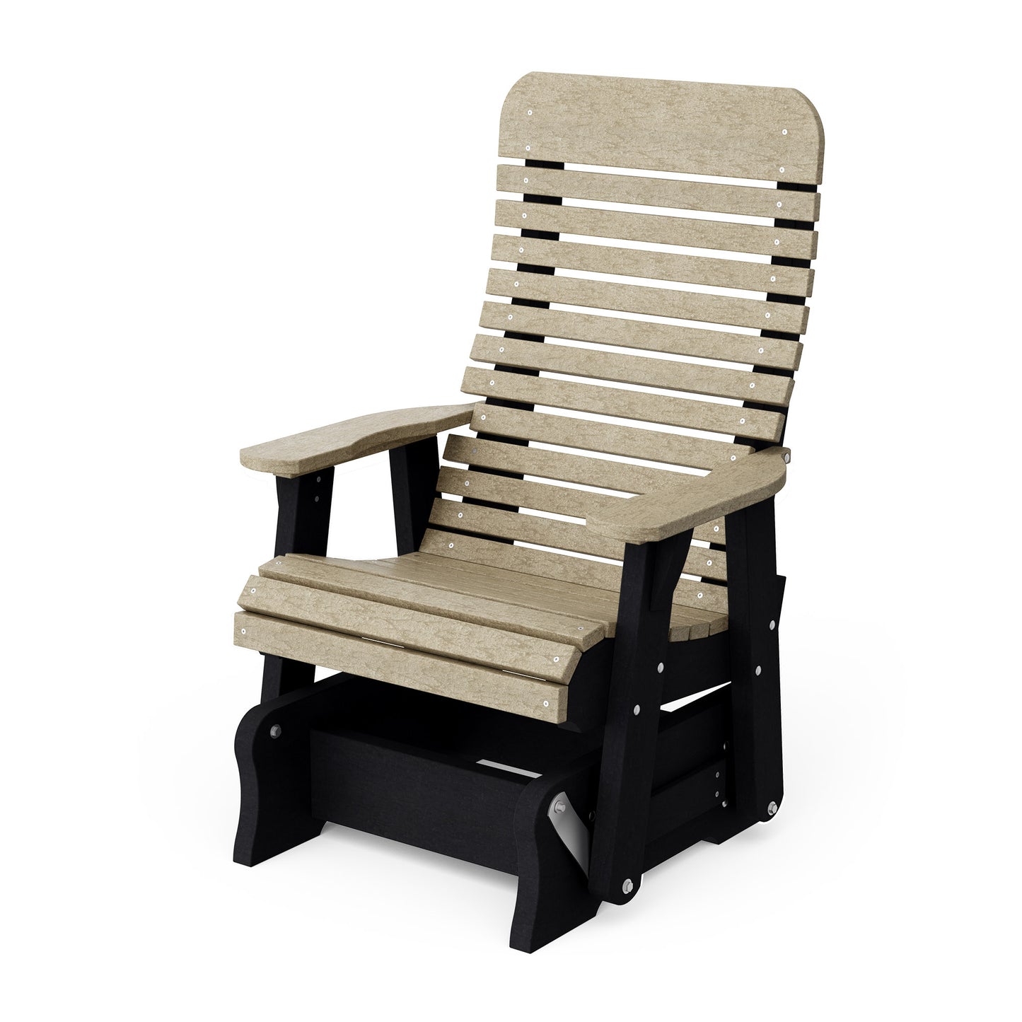 Wildridge Outdoor Recycled Plastic Single Signature Glider - LEAD TIME TO SHIP 4 TO 6 WEEKS
