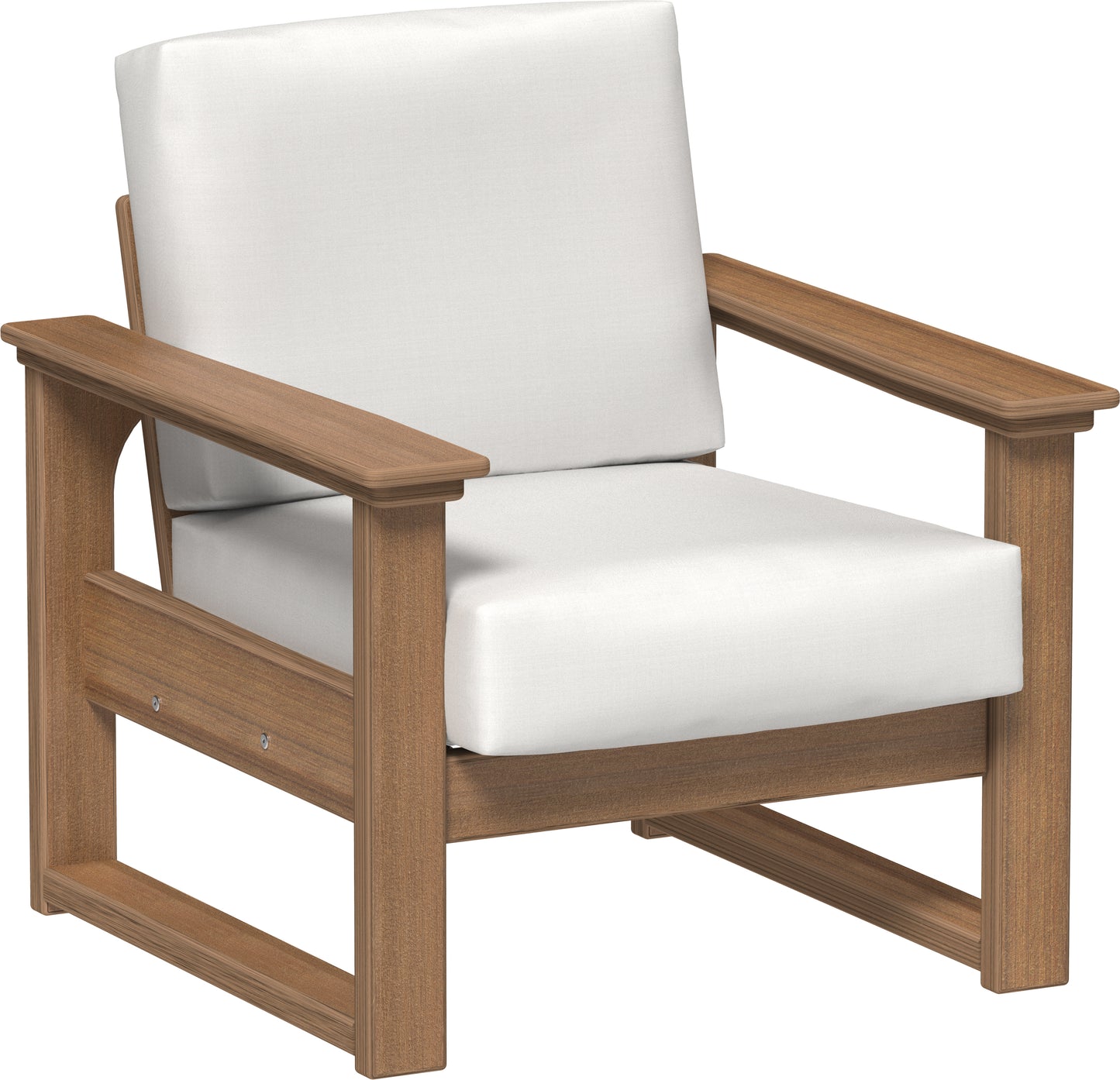 LuxCraft Recycled Plastic Lanai Deep Seating Chair - LEAD TIME TO SHIP 3 TO 4 WEEKS