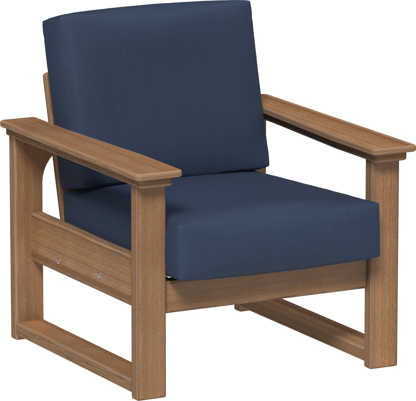 LuxCraft Recycled Plastic Lanai Deep Seating Chair - LEAD TIME TO SHIP 3 TO 4 WEEKS