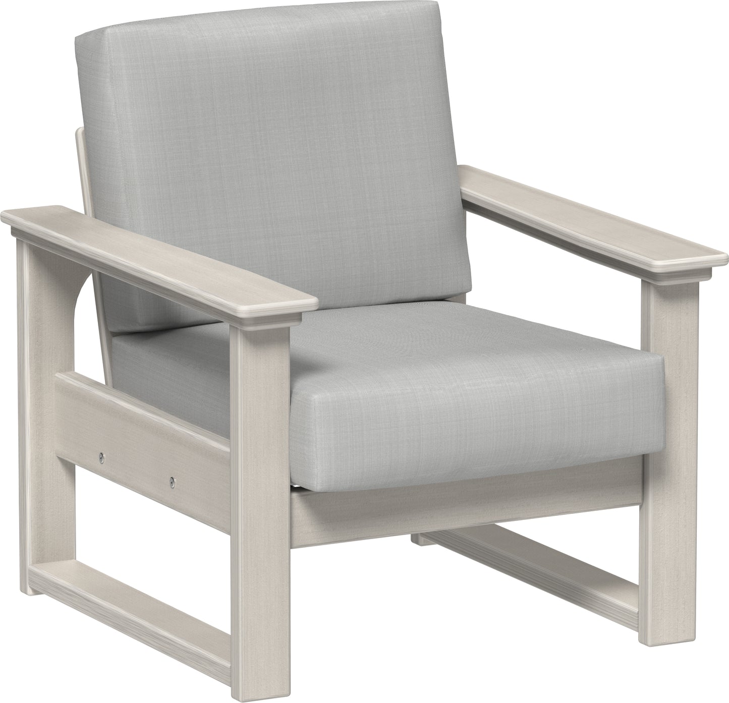LuxCraft Recycled Plastic Lanai Deep Seating Chair - LEAD TIME TO SHIP 3 TO 4 WEEKS