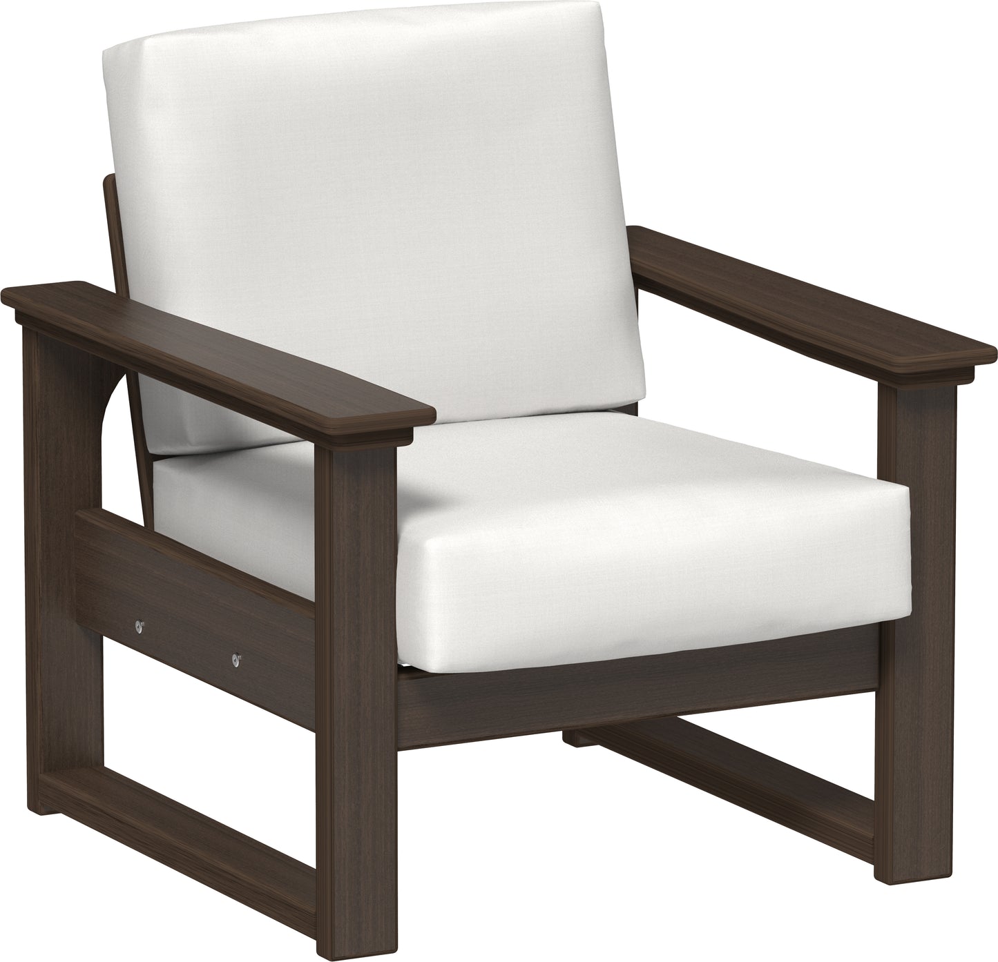 LuxCraft Recycled Plastic Lanai Deep Seating Chair - LEAD TIME TO SHIP 3 TO 4 WEEKS