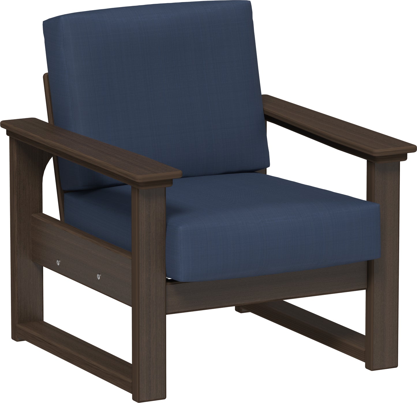 LuxCraft Recycled Plastic Lanai Deep Seating Chair - LEAD TIME TO SHIP 3 TO 4 WEEKS