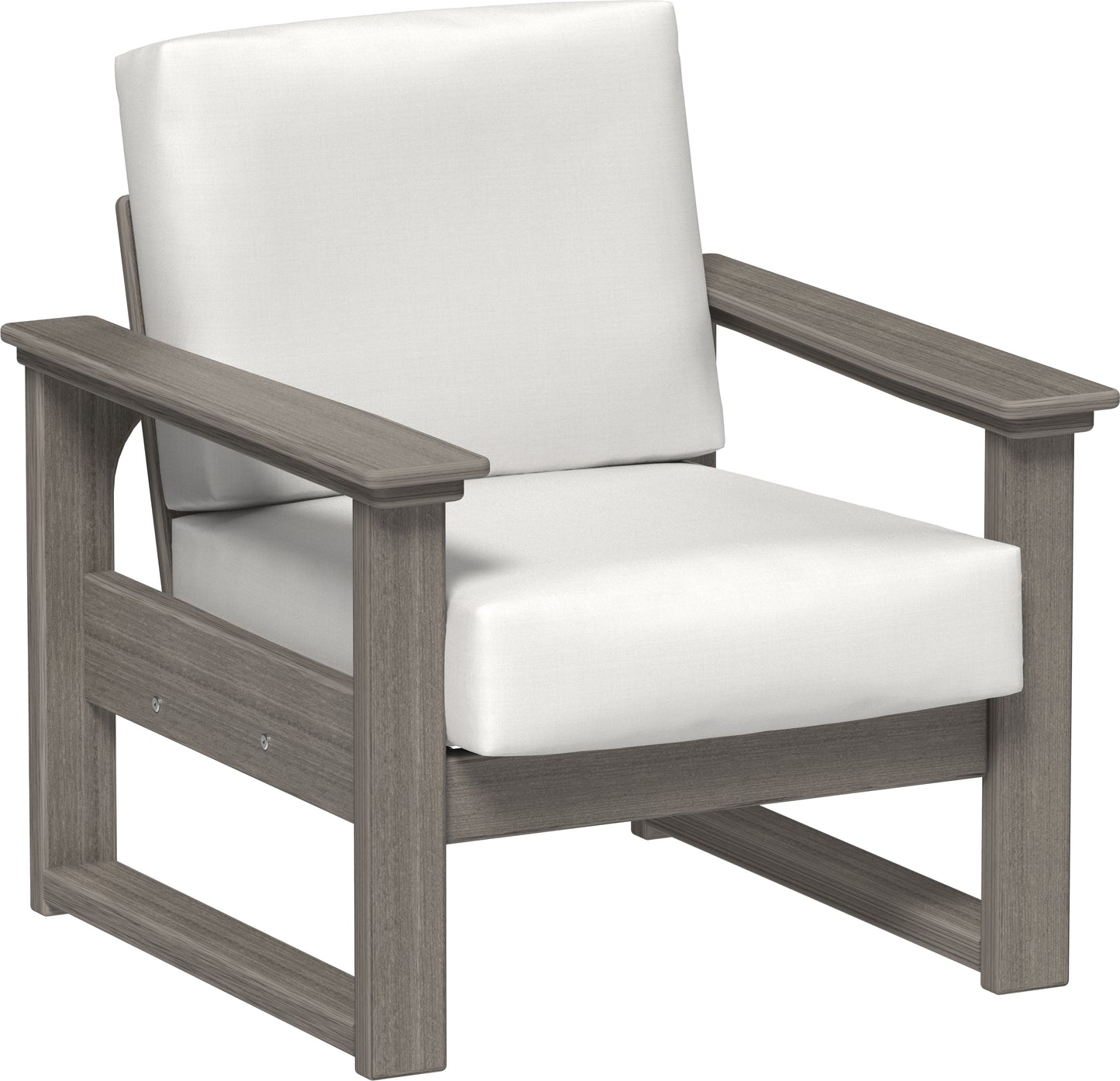 LuxCraft Recycled Plastic Lanai Deep Seating Chair - LEAD TIME TO SHIP 3 TO 4 WEEKS