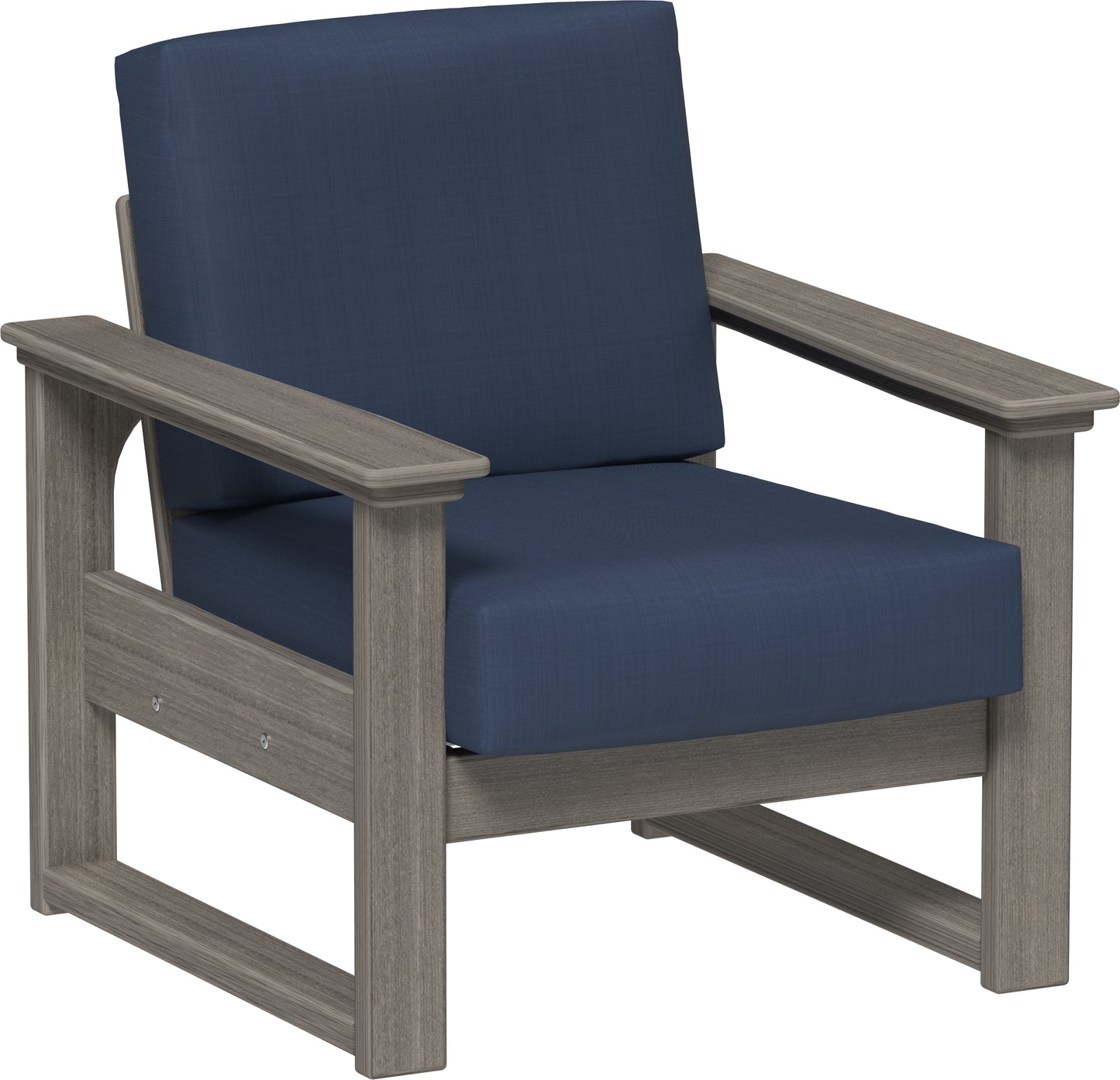 LuxCraft Recycled Plastic Lanai Deep Seating Chair - LEAD TIME TO SHIP 3 TO 4 WEEKS