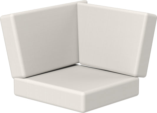 LuxCraft Recycled Plastic Lanai Deep Seating Cushion Set (3 Piece Corner) - LEAD TIME TO SHIP 3 TO 4 WEEKS