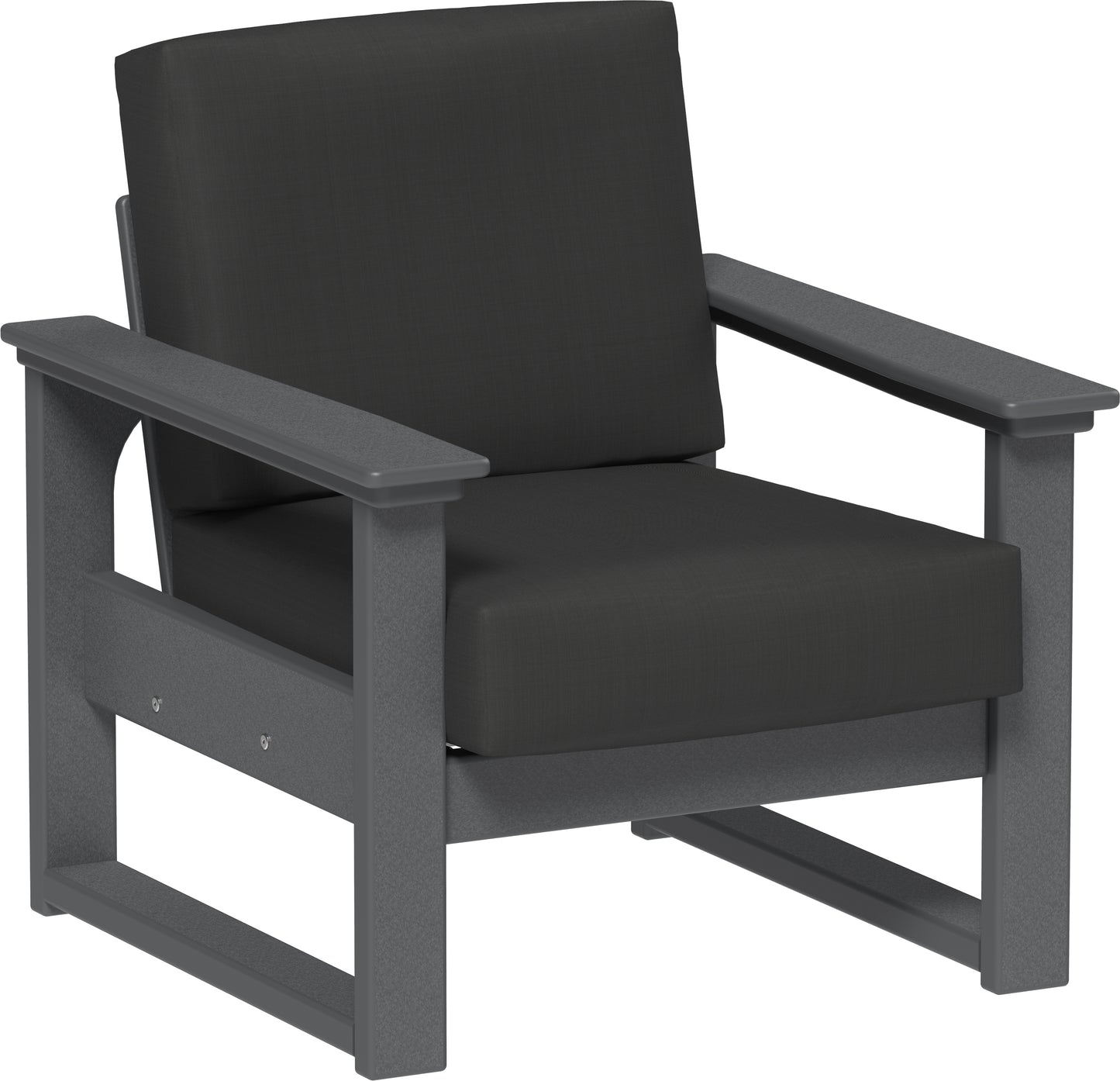 LuxCraft Recycled Plastic Lanai Deep Seating Chair - LEAD TIME TO SHIP 3 TO 4 WEEKS