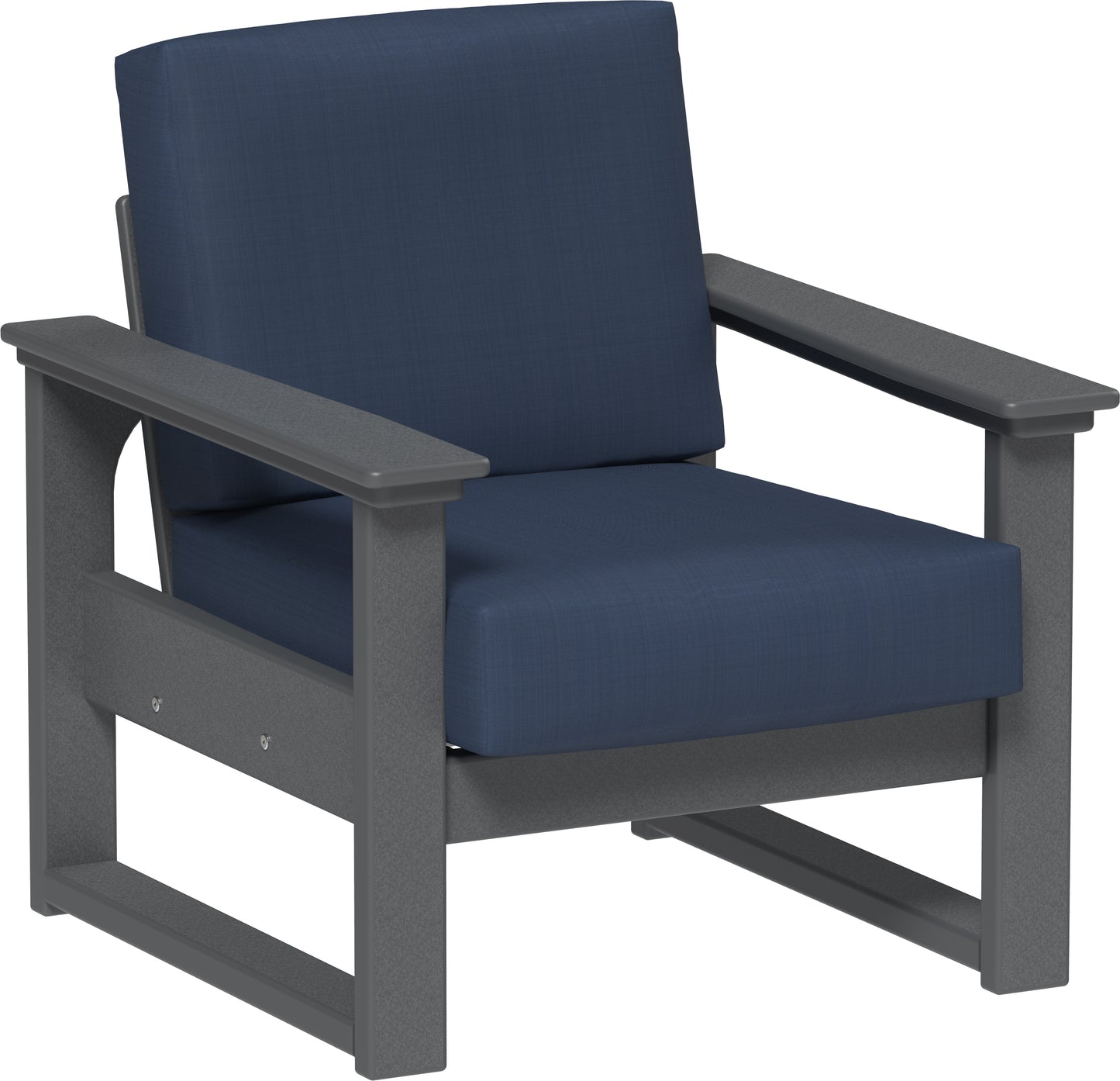 LuxCraft Recycled Plastic Lanai Deep Seating Chair - LEAD TIME TO SHIP 3 TO 4 WEEKS