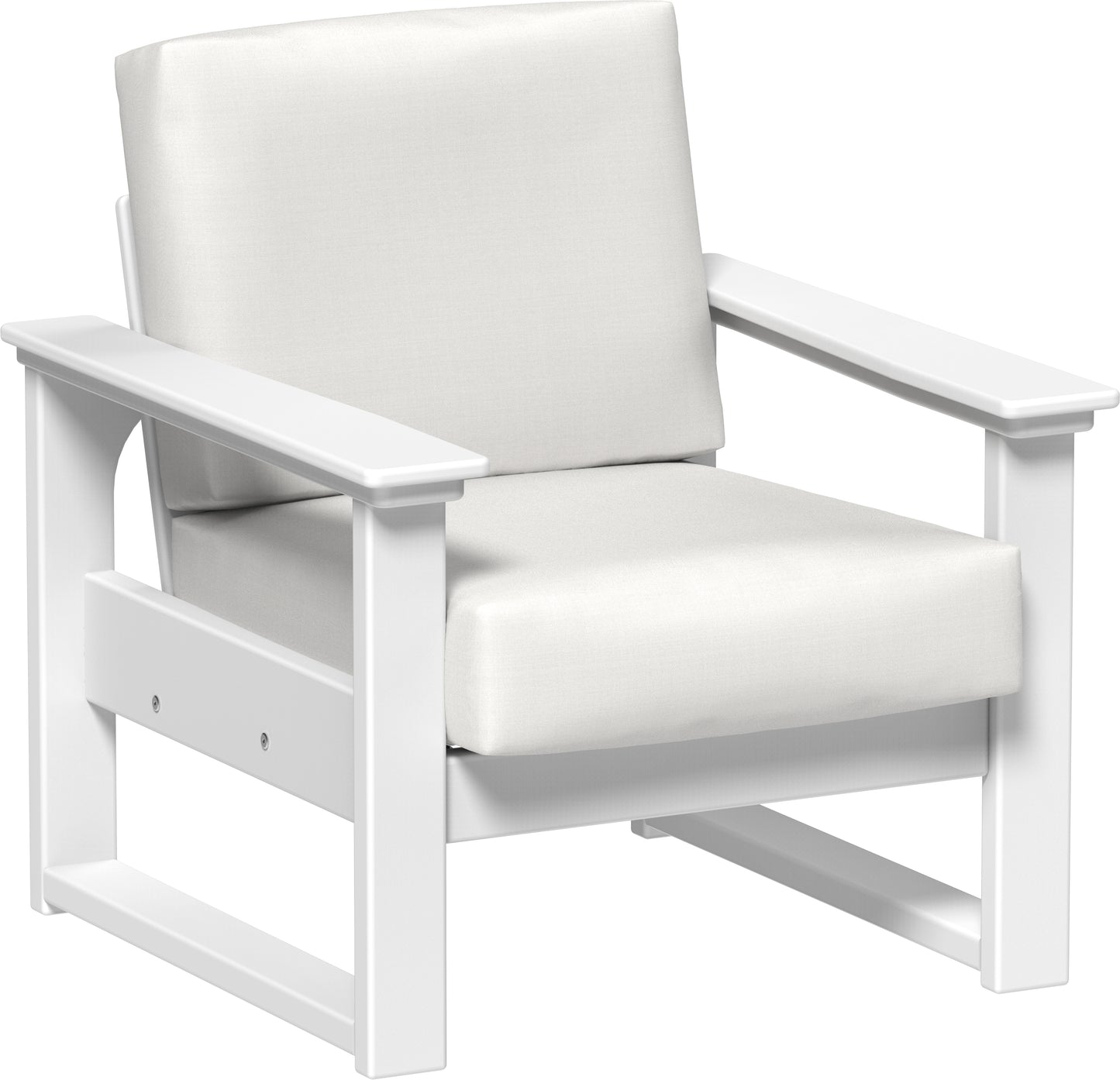 LuxCraft Recycled Plastic Lanai Deep Seating Chair - LEAD TIME TO SHIP 3 TO 4 WEEKS