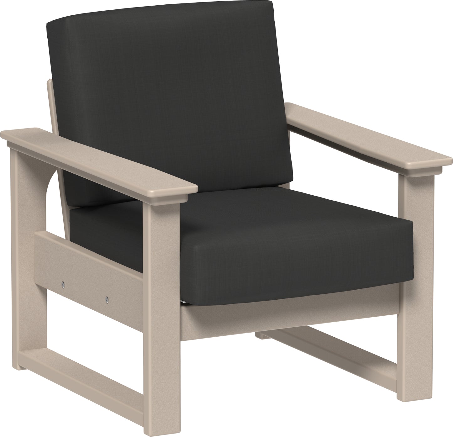 LuxCraft Recycled Plastic Lanai Deep Seating Chair - LEAD TIME TO SHIP 3 TO 4 WEEKS