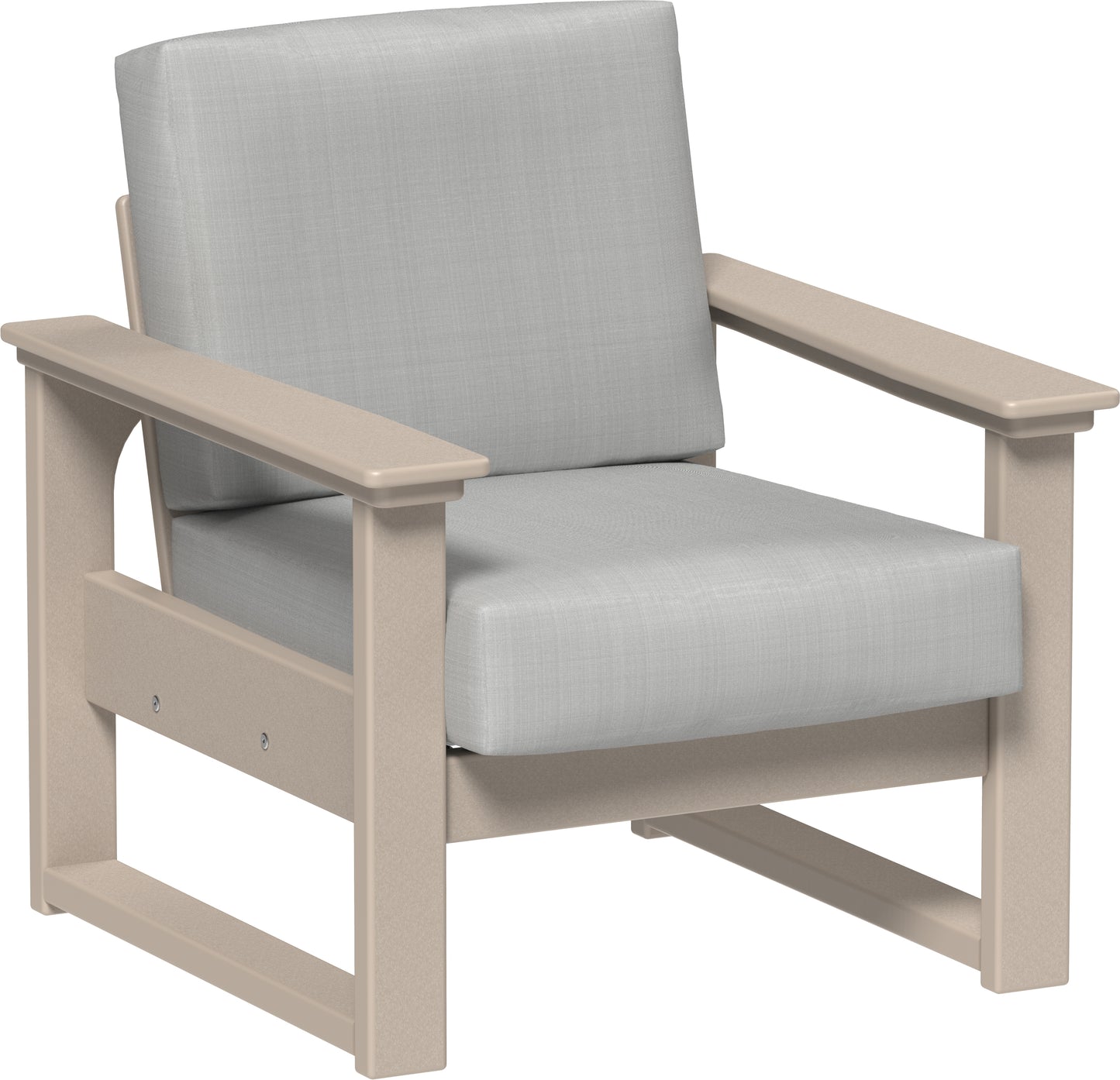 LuxCraft Recycled Plastic Lanai Deep Seating Chair - LEAD TIME TO SHIP 3 TO 4 WEEKS