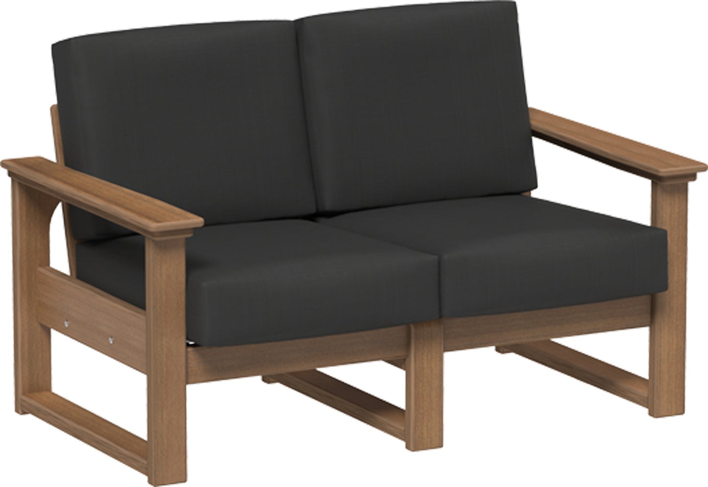 LuxCraft Recycled Plastic Lanai Deep Seating Loveseat - LEAD TIME TO SHIP 3 TO 4 WEEKS