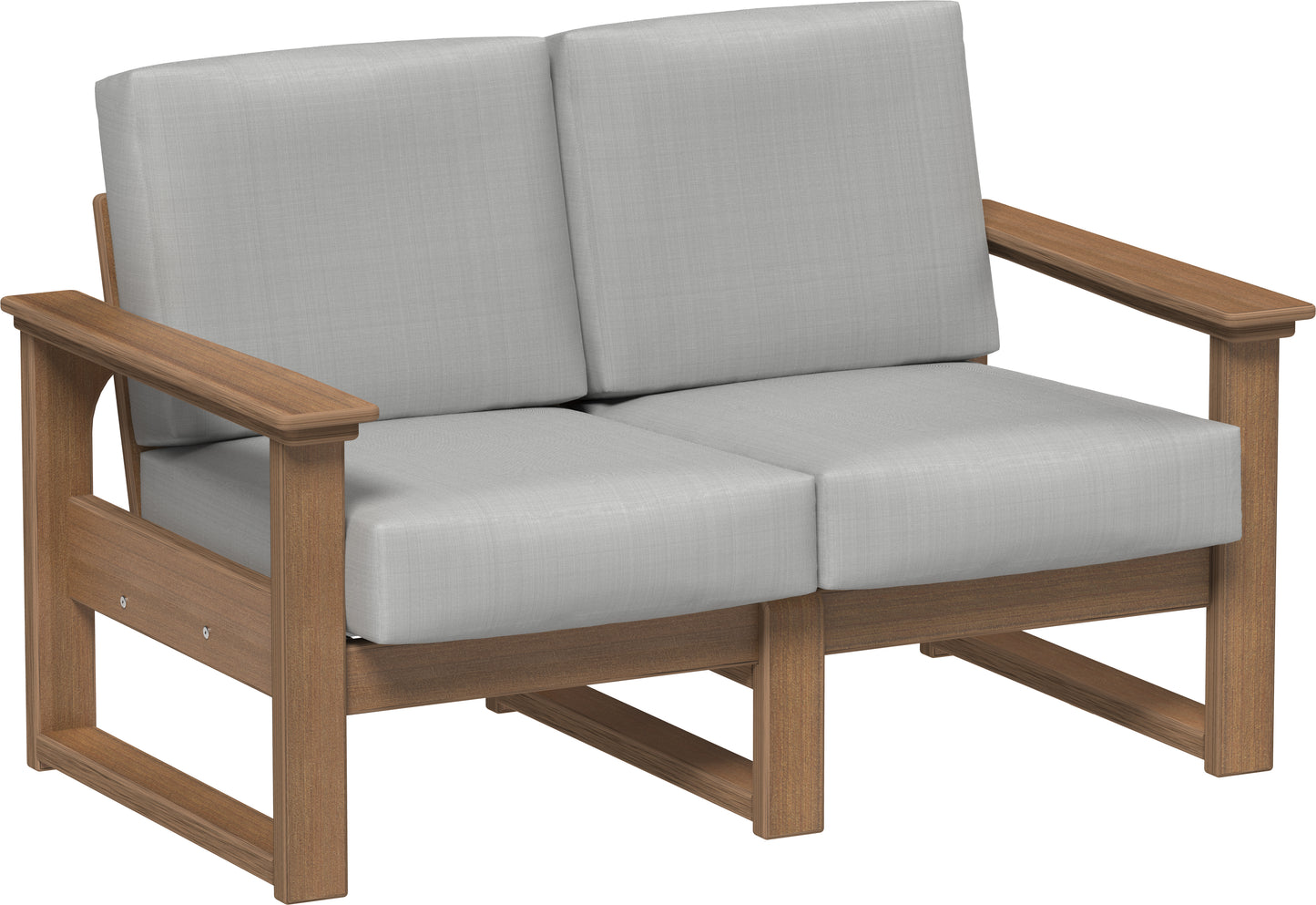 LuxCraft Recycled Plastic Lanai Deep Seating Loveseat - LEAD TIME TO SHIP 3 TO 4 WEEKS