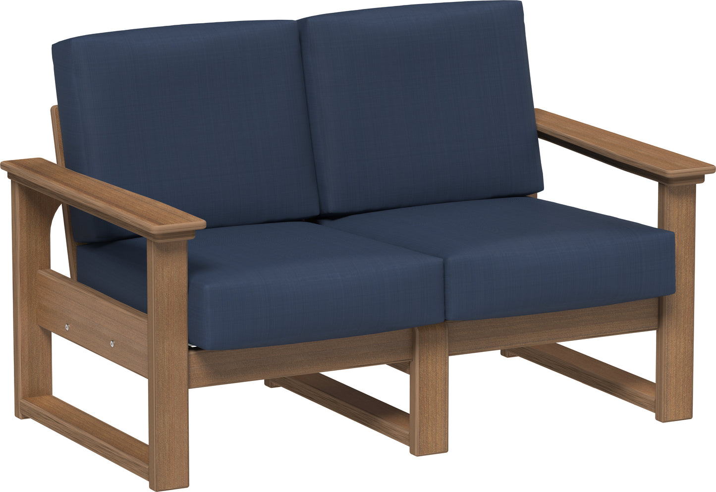 LuxCraft Recycled Plastic Lanai Deep Seating Loveseat - LEAD TIME TO SHIP 3 TO 4 WEEKS