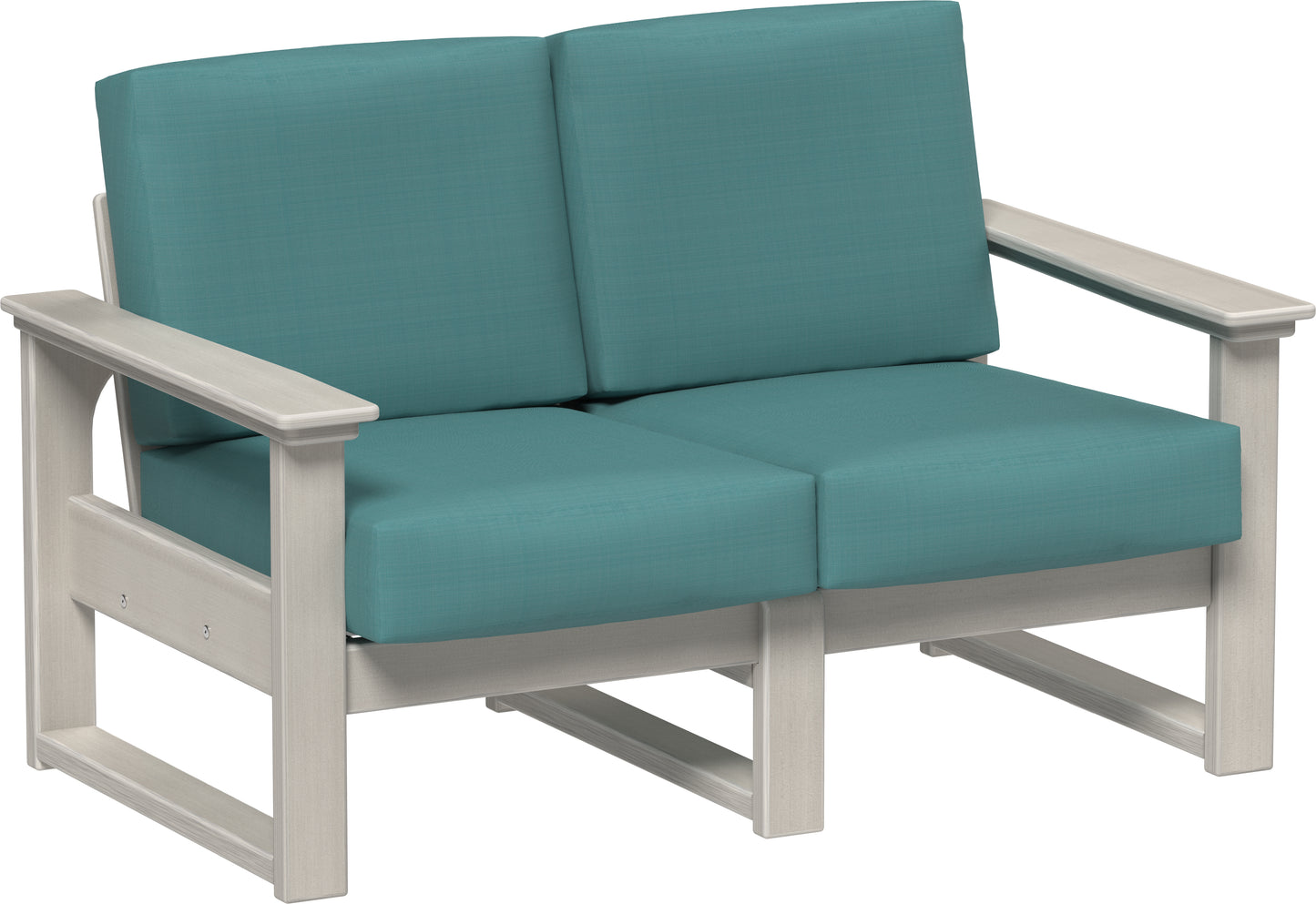 LuxCraft Recycled Plastic Lanai Deep Seating Loveseat - LEAD TIME TO SHIP 3 TO 4 WEEKS
