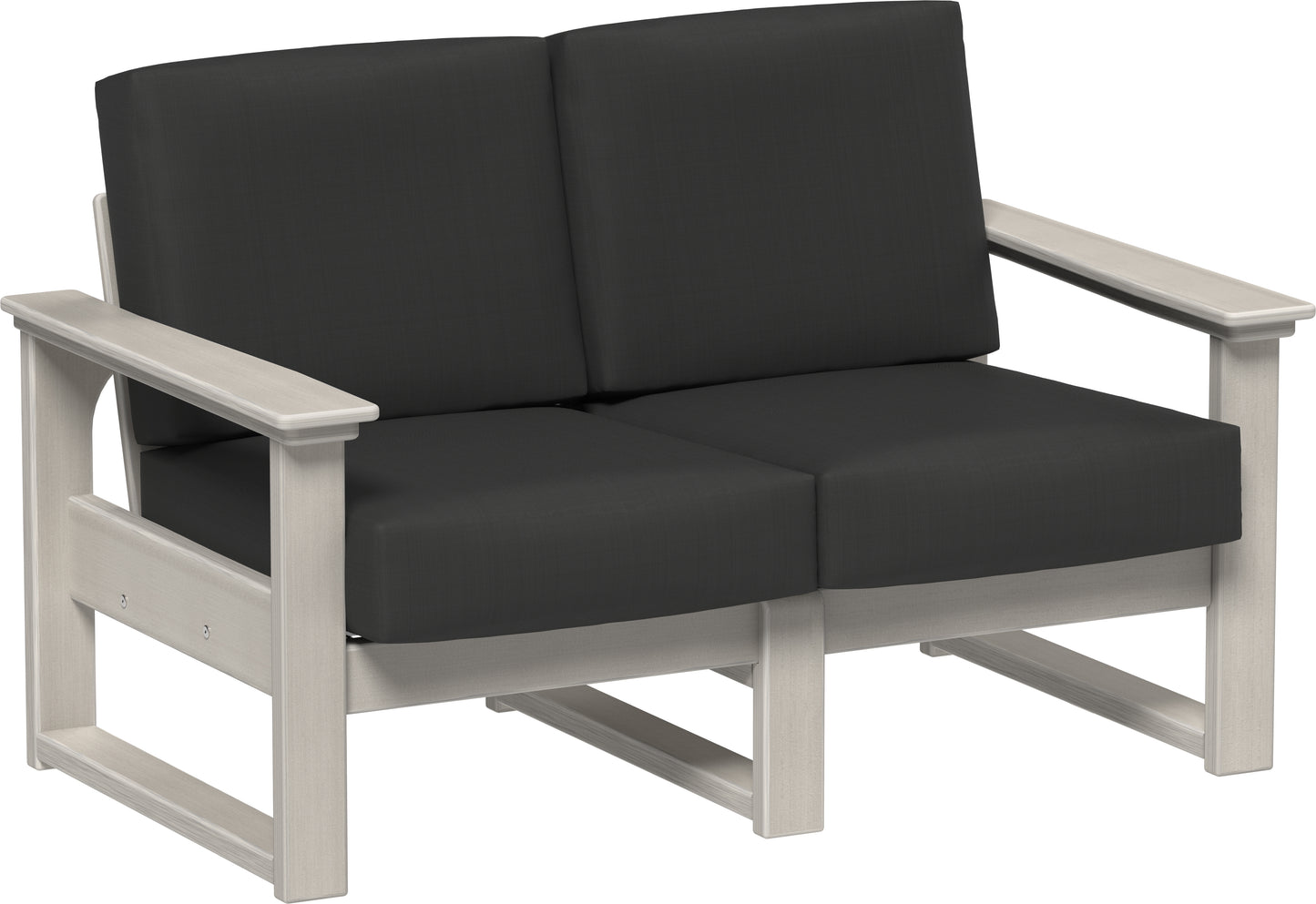 LuxCraft Recycled Plastic Lanai Deep Seating Loveseat - LEAD TIME TO SHIP 3 TO 4 WEEKS