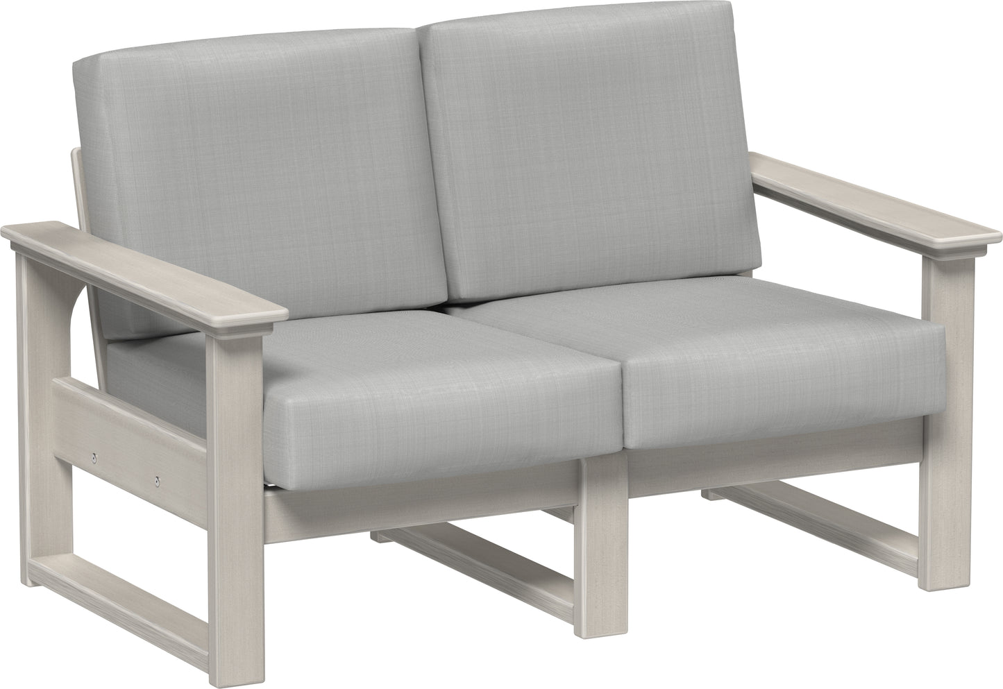 LuxCraft Recycled Plastic Lanai Deep Seating Loveseat - LEAD TIME TO SHIP 3 TO 4 WEEKS