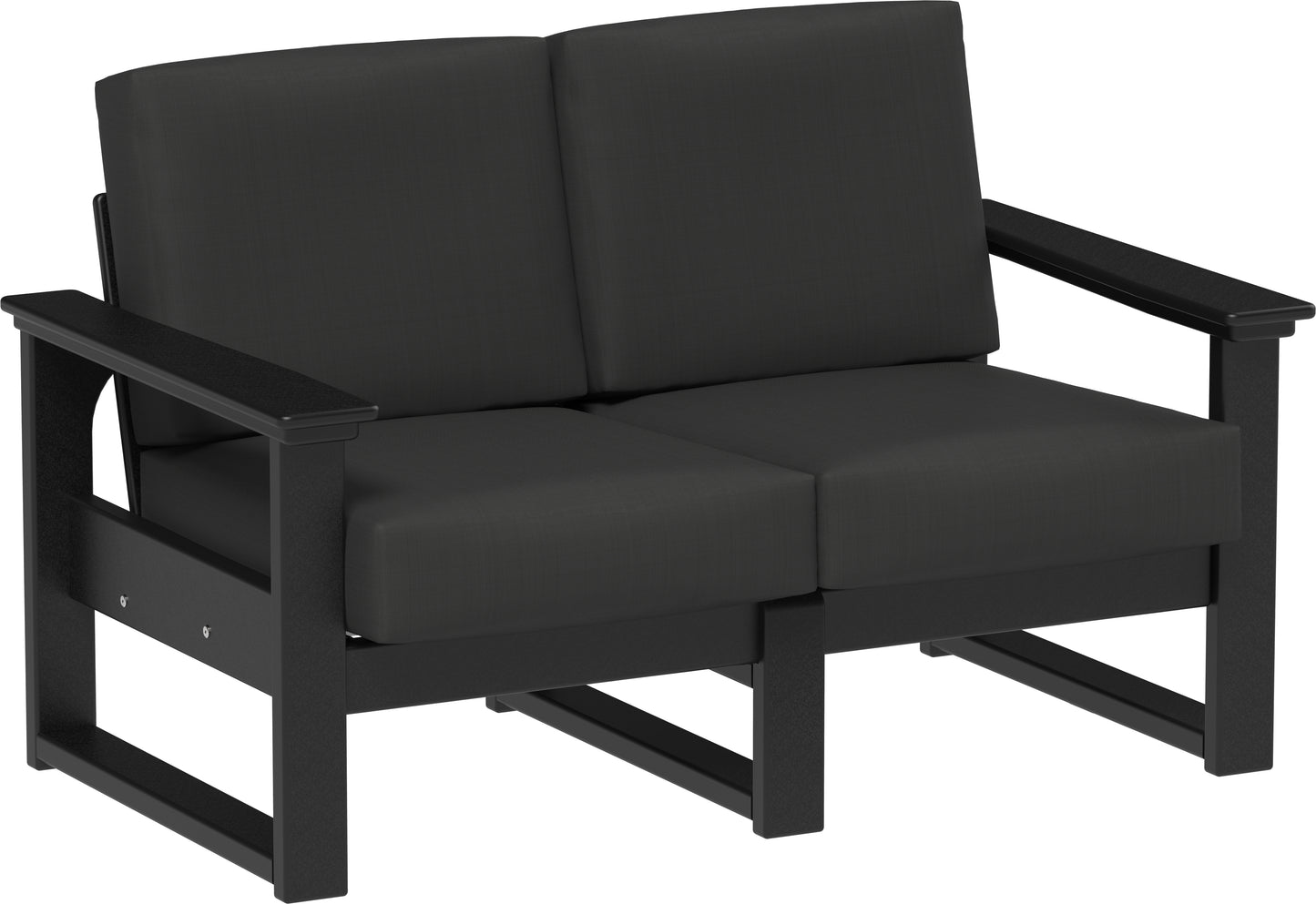 LuxCraft Recycled Plastic Lanai Deep Seating Loveseat - LEAD TIME TO SHIP 3 TO 4 WEEKS