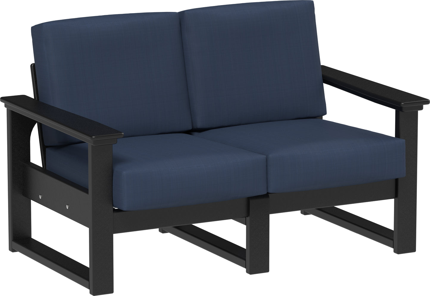 LuxCraft Recycled Plastic Lanai Deep Seating Loveseat - LEAD TIME TO SHIP 3 TO 4 WEEKS