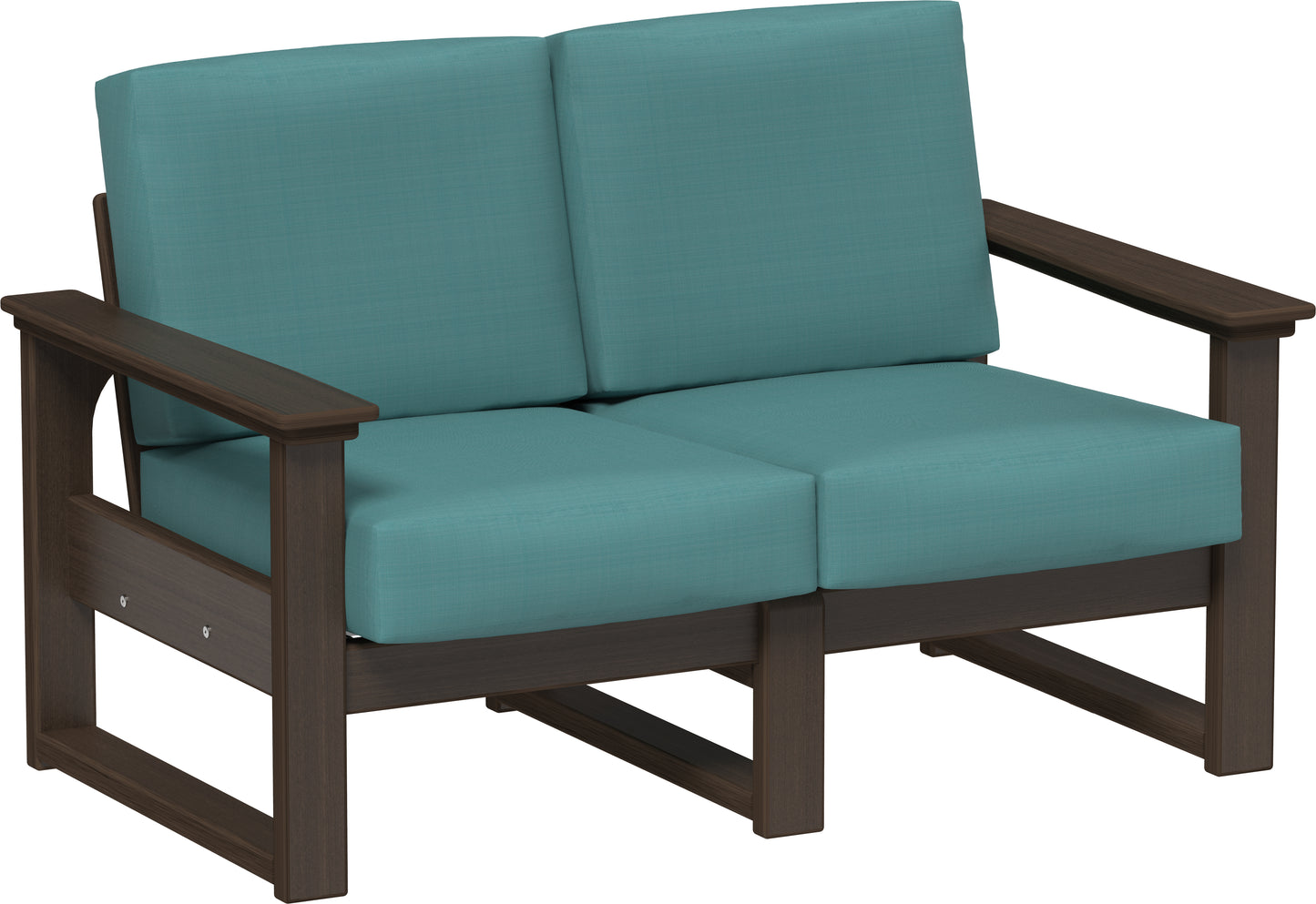LuxCraft Recycled Plastic Lanai Deep Seating Loveseat - LEAD TIME TO SHIP 3 TO 4 WEEKS