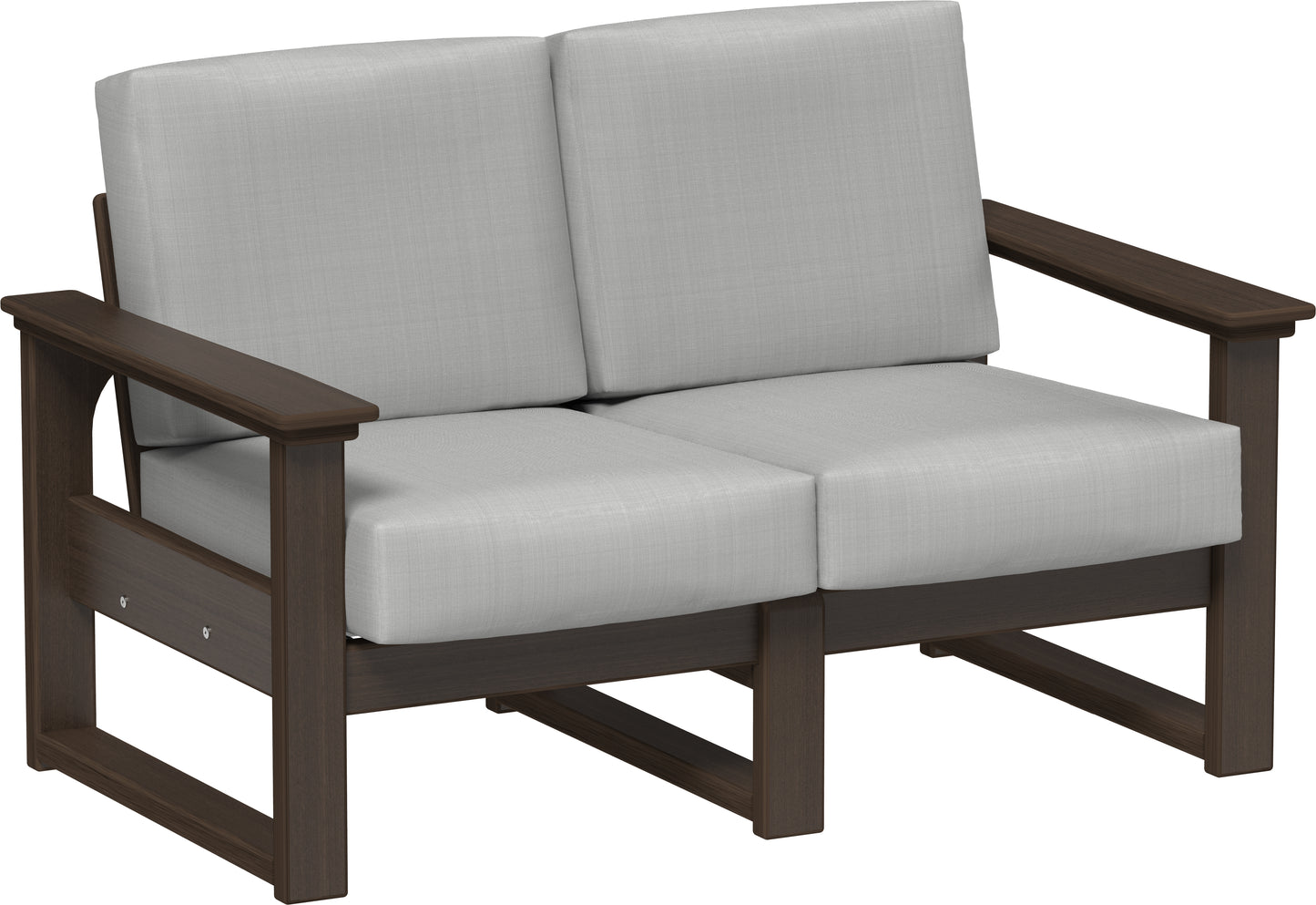 LuxCraft Recycled Plastic Lanai Deep Seating Loveseat - LEAD TIME TO SHIP 3 TO 4 WEEKS