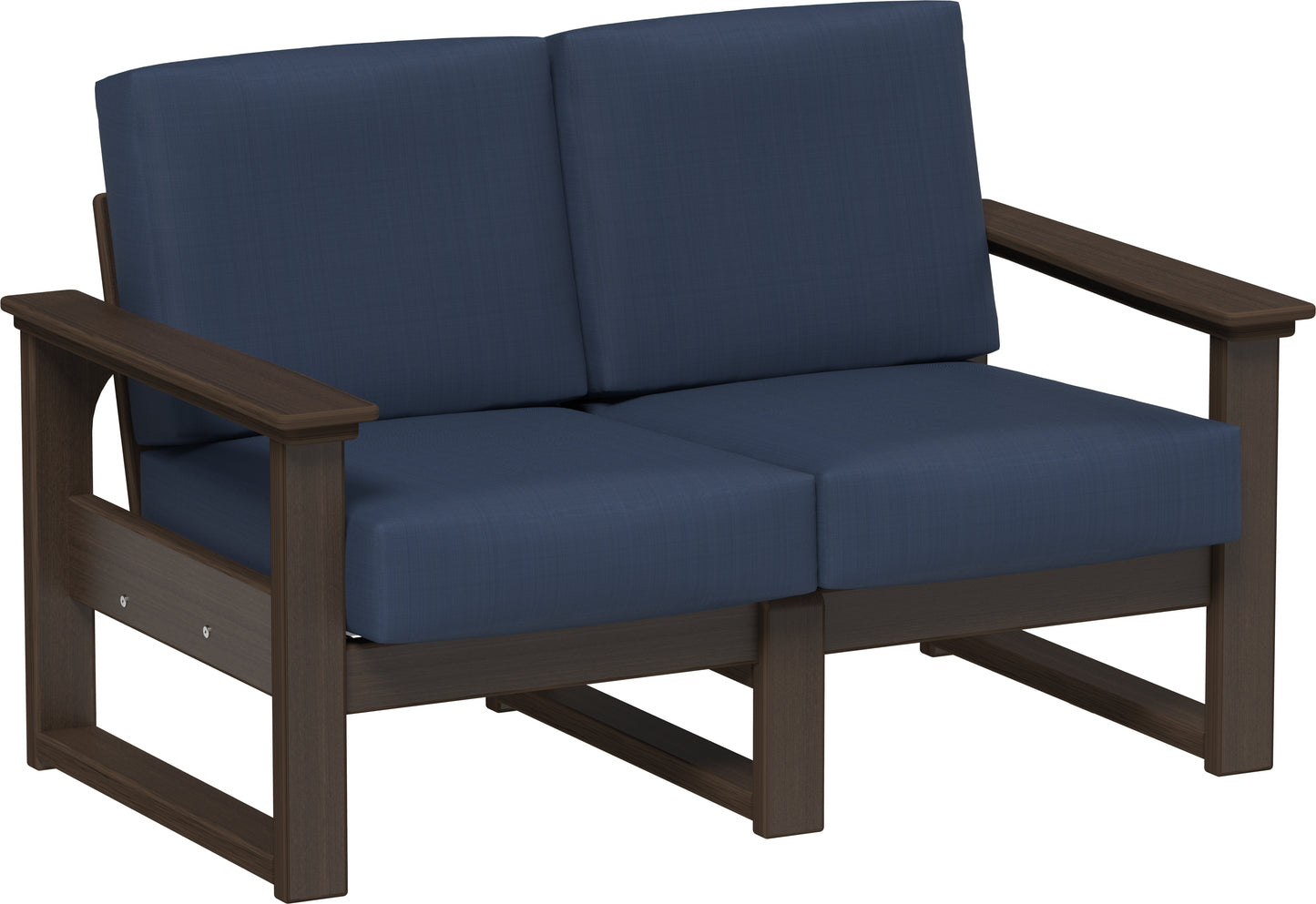 LuxCraft Recycled Plastic Lanai Deep Seating Loveseat - LEAD TIME TO SHIP 3 TO 4 WEEKS