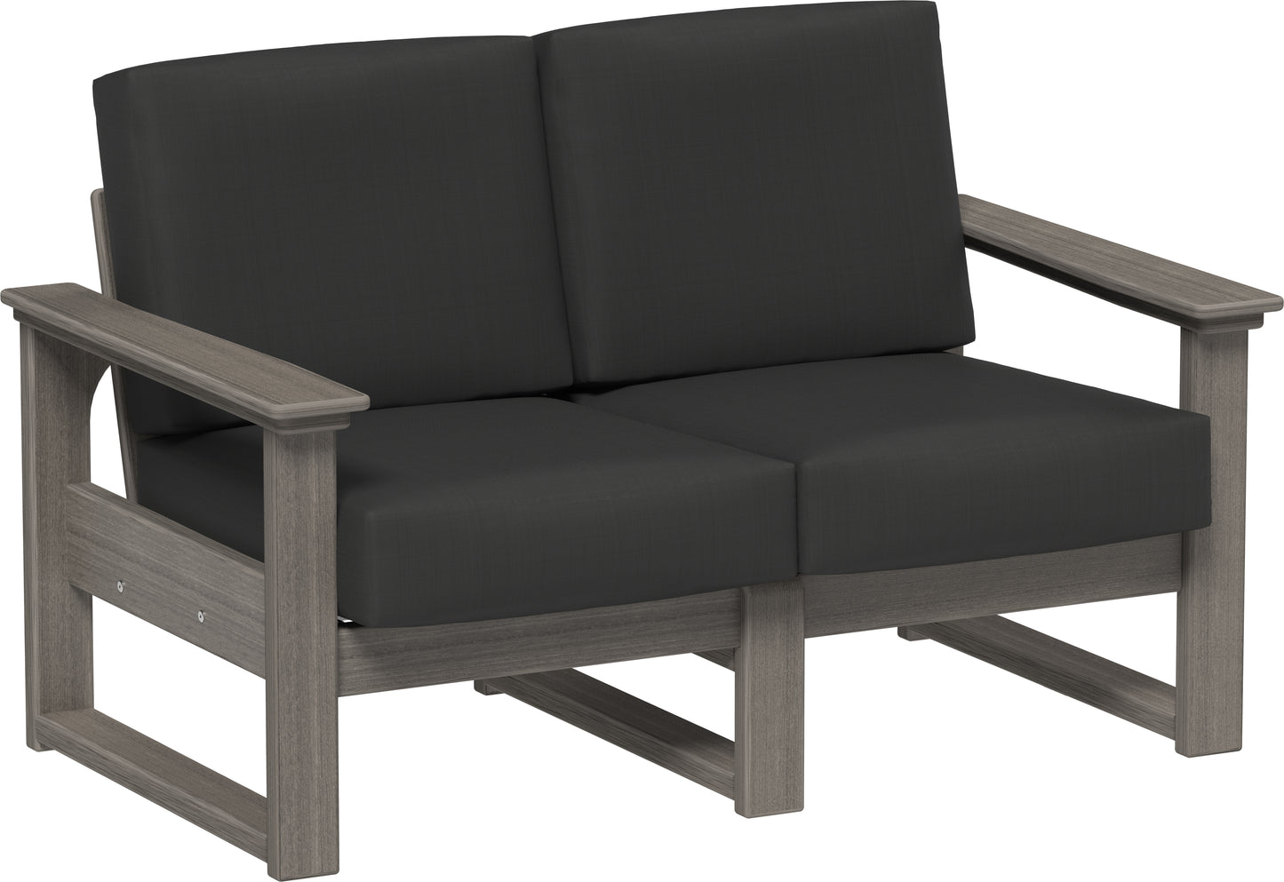 LuxCraft Recycled Plastic Lanai Deep Seating Loveseat - LEAD TIME TO SHIP 3 TO 4 WEEKS