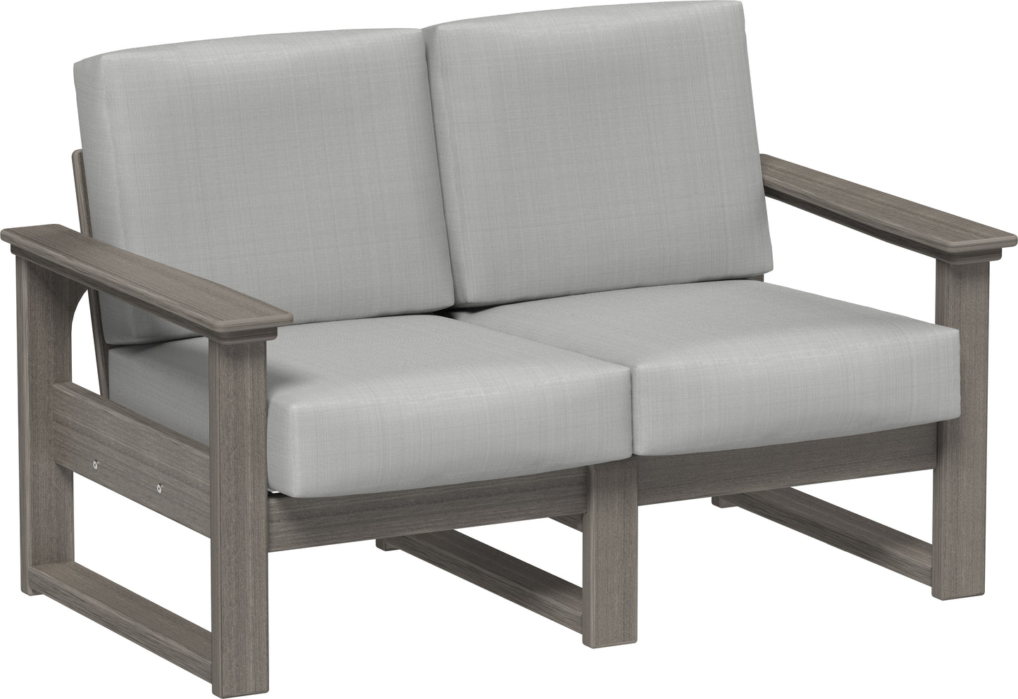 LuxCraft Recycled Plastic Lanai Deep Seating Loveseat - LEAD TIME TO SHIP 3 TO 4 WEEKS