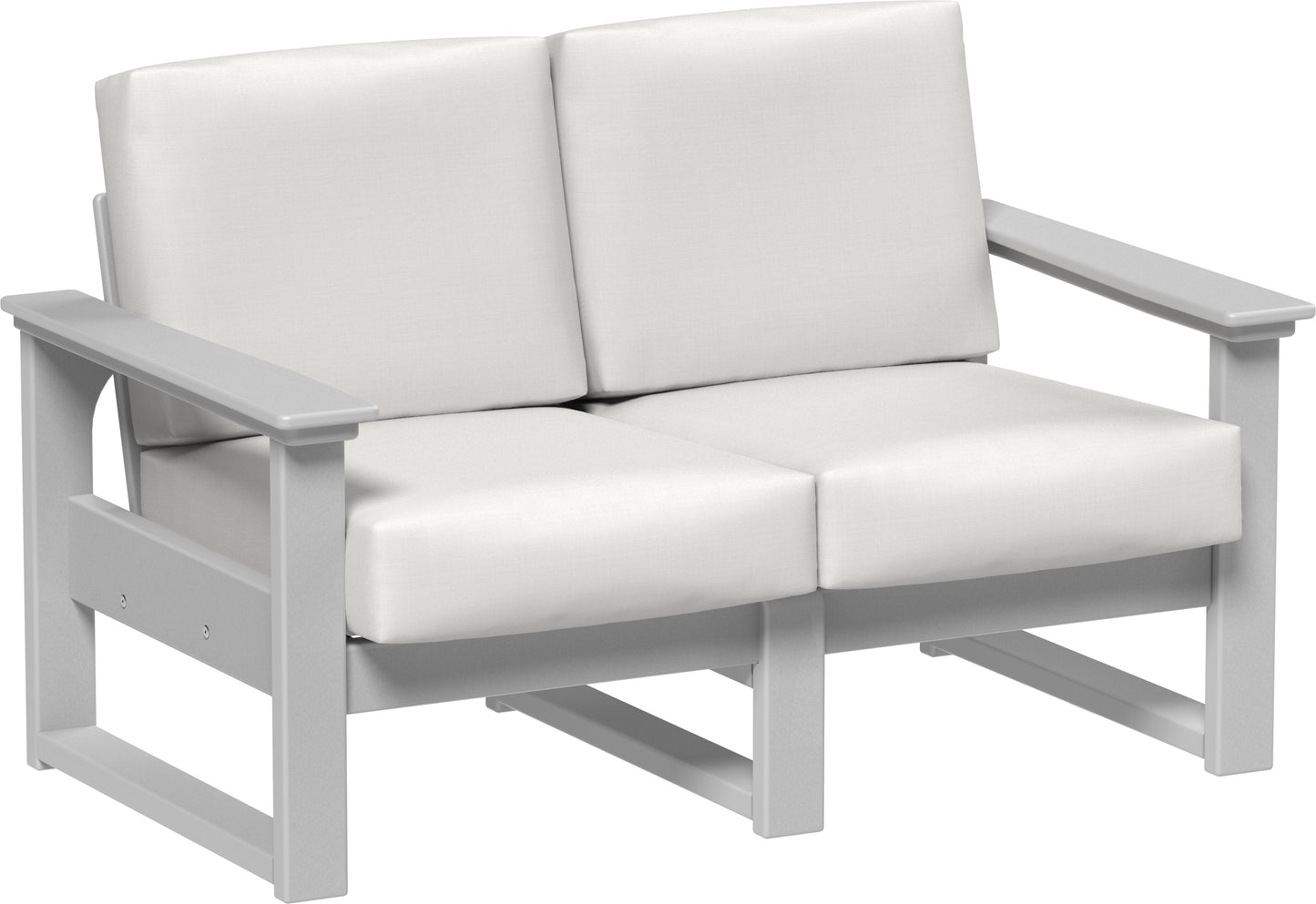 LuxCraft Recycled Plastic Lanai Deep Seating Loveseat - LEAD TIME TO SHIP 3 TO 4 WEEKS
