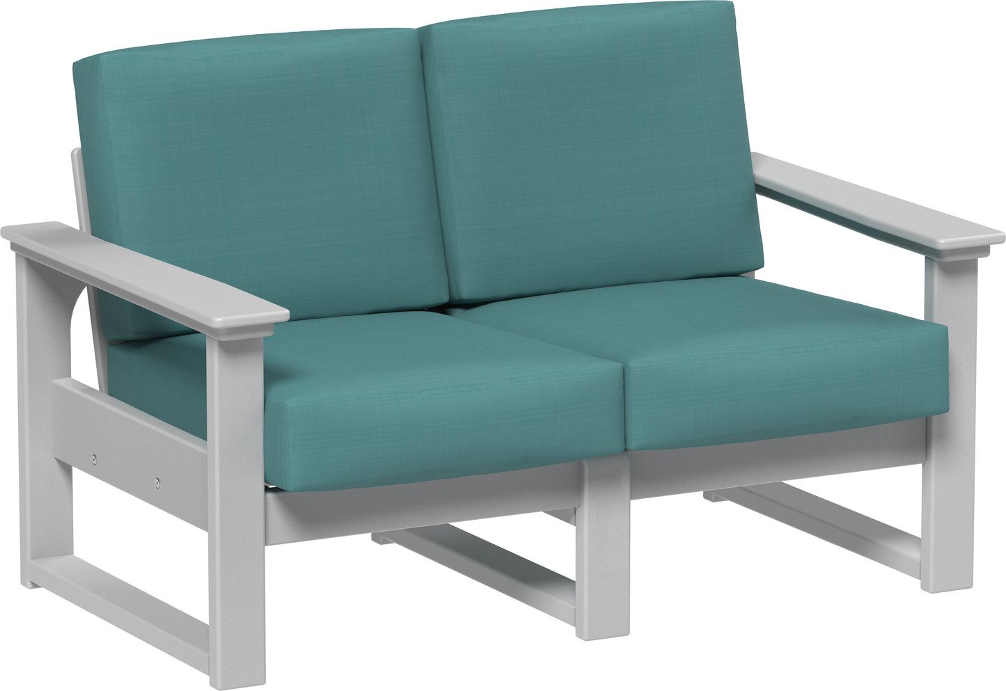 LuxCraft Recycled Plastic Lanai Deep Seating Loveseat - LEAD TIME TO SHIP 3 TO 4 WEEKS