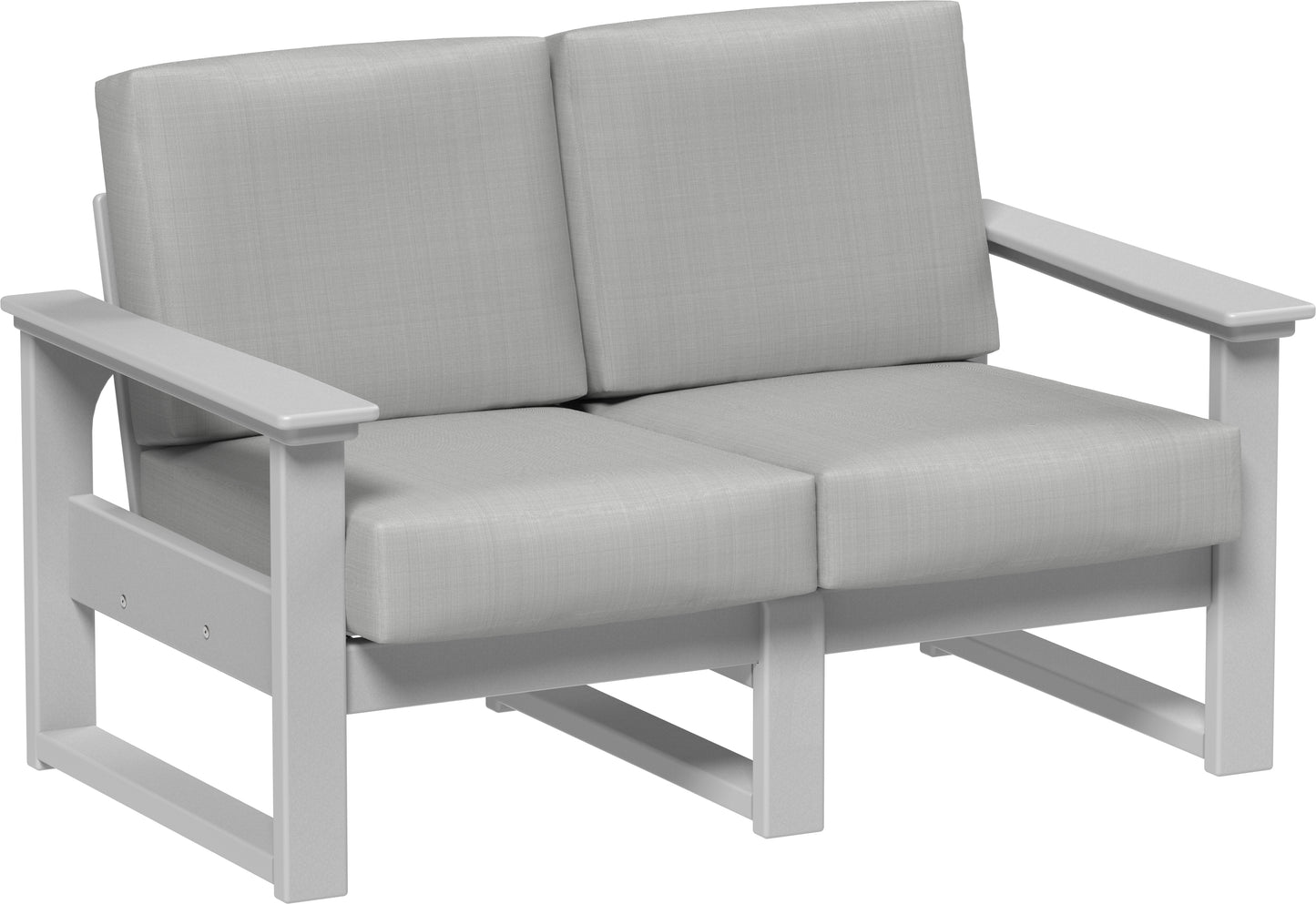 LuxCraft Recycled Plastic Lanai Deep Seating Loveseat - LEAD TIME TO SHIP 3 TO 4 WEEKS