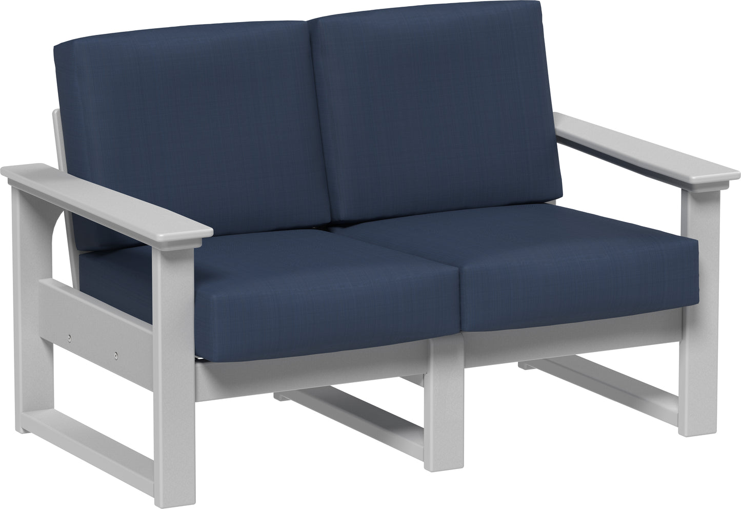 LuxCraft Recycled Plastic Lanai Deep Seating Loveseat - LEAD TIME TO SHIP 3 TO 4 WEEKS