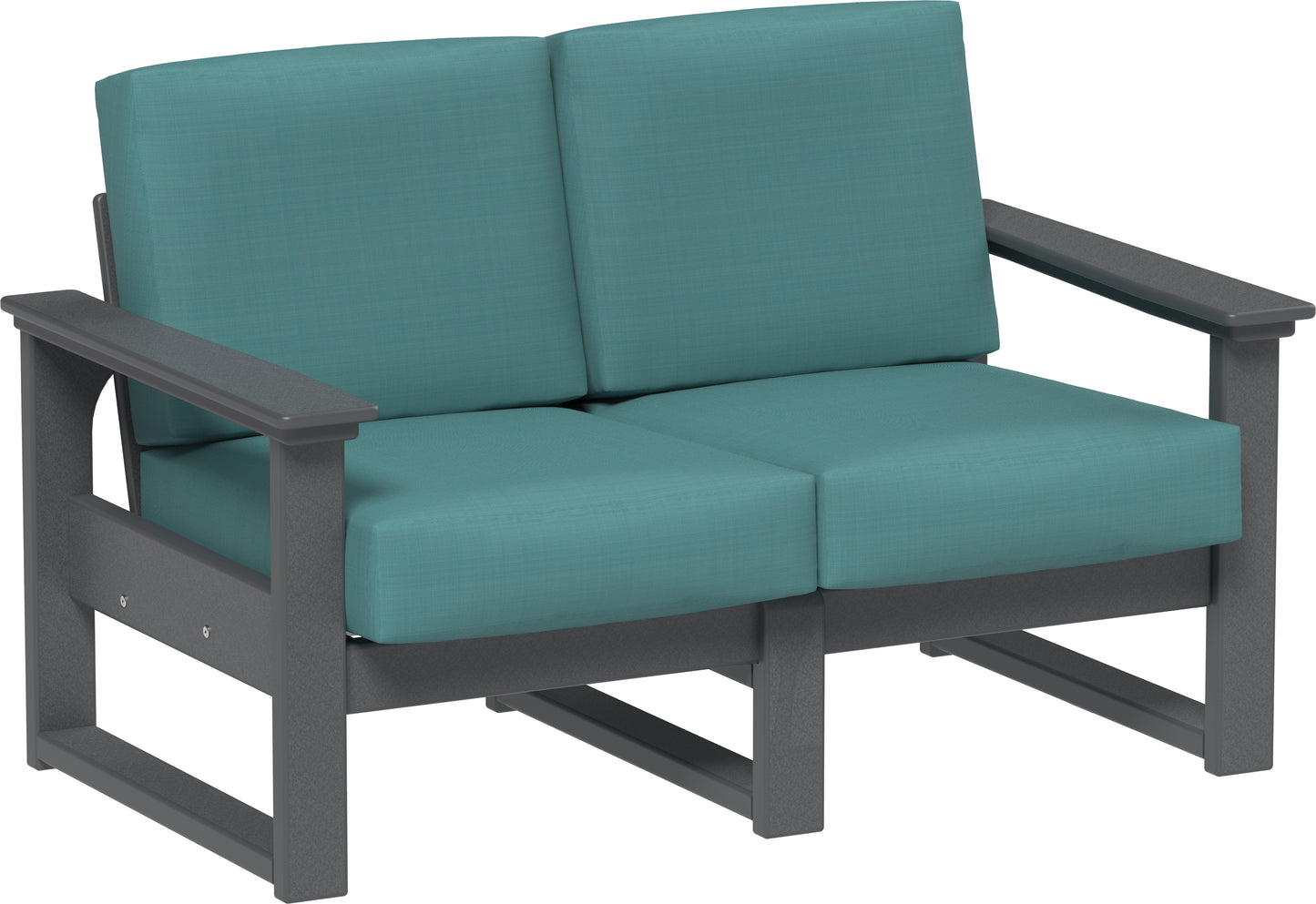LuxCraft Recycled Plastic Lanai Deep Seating Loveseat - LEAD TIME TO SHIP 3 TO 4 WEEKS