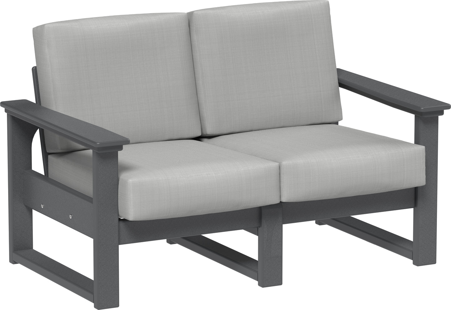 LuxCraft Recycled Plastic Lanai Deep Seating Loveseat - LEAD TIME TO SHIP 3 TO 4 WEEKS