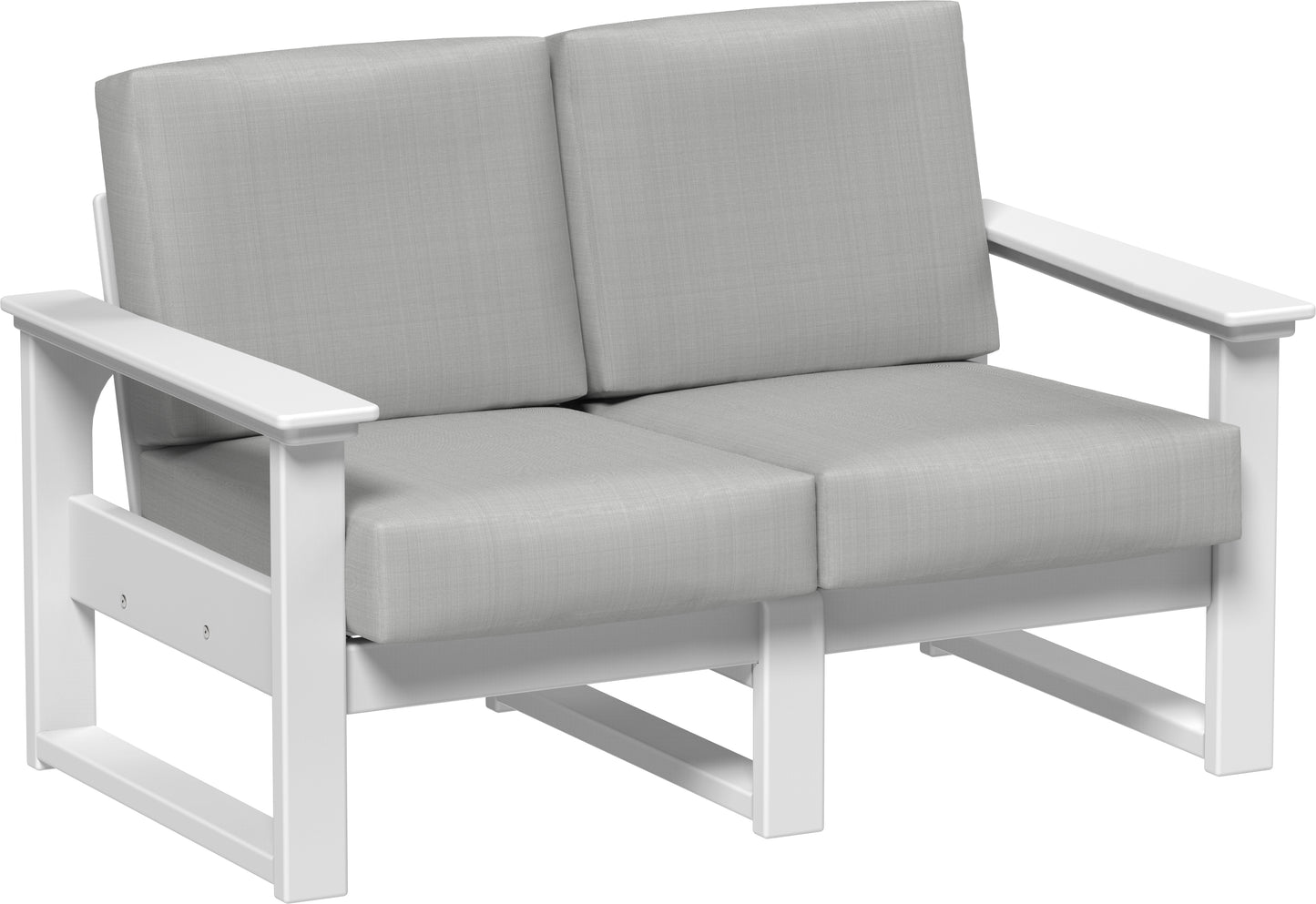 LuxCraft Recycled Plastic Lanai Deep Seating Loveseat - LEAD TIME TO SHIP 3 TO 4 WEEKS