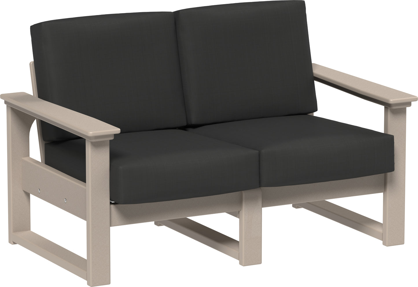 LuxCraft Recycled Plastic Lanai Deep Seating Loveseat - LEAD TIME TO SHIP 3 TO 4 WEEKS