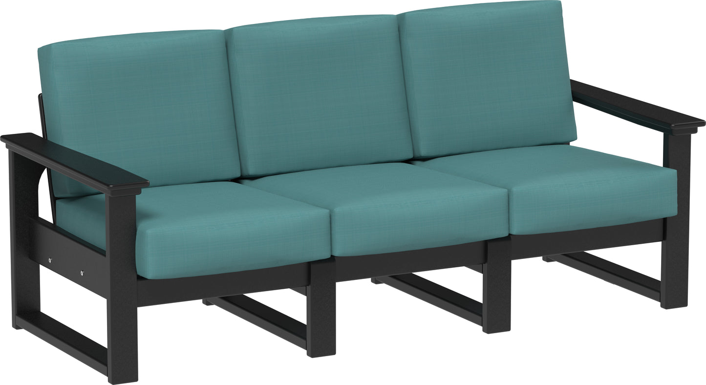 LuxCraft Recycled Plastic Lanai Deep Seating Sofa - LEAD TIME TO SHIP 3 TO 4 WEEKS
