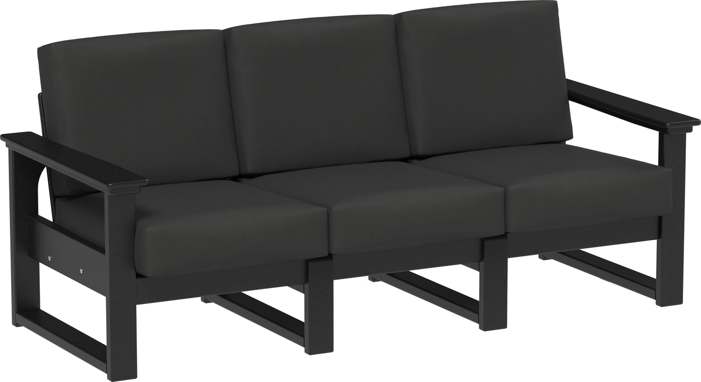 LuxCraft Recycled Plastic Lanai Deep Seating Sofa - LEAD TIME TO SHIP 3 TO 4 WEEKS
