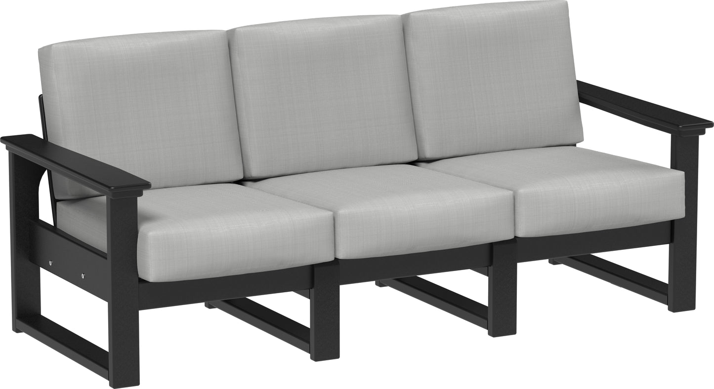 LuxCraft Recycled Plastic Lanai Deep Seating Sofa - LEAD TIME TO SHIP 3 TO 4 WEEKS