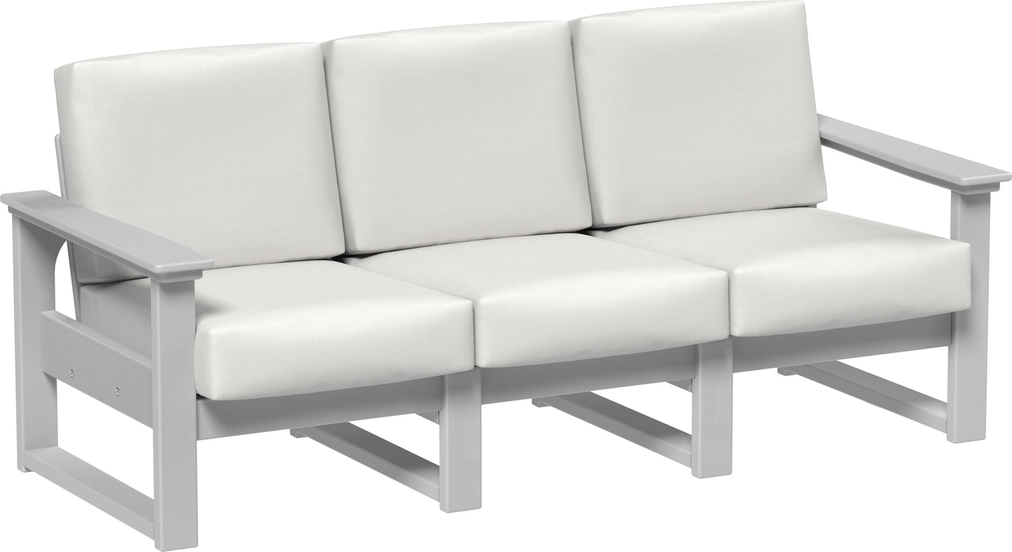 LuxCraft Recycled Plastic Lanai Deep Seating Sofa - LEAD TIME TO SHIP 3 TO 4 WEEKS